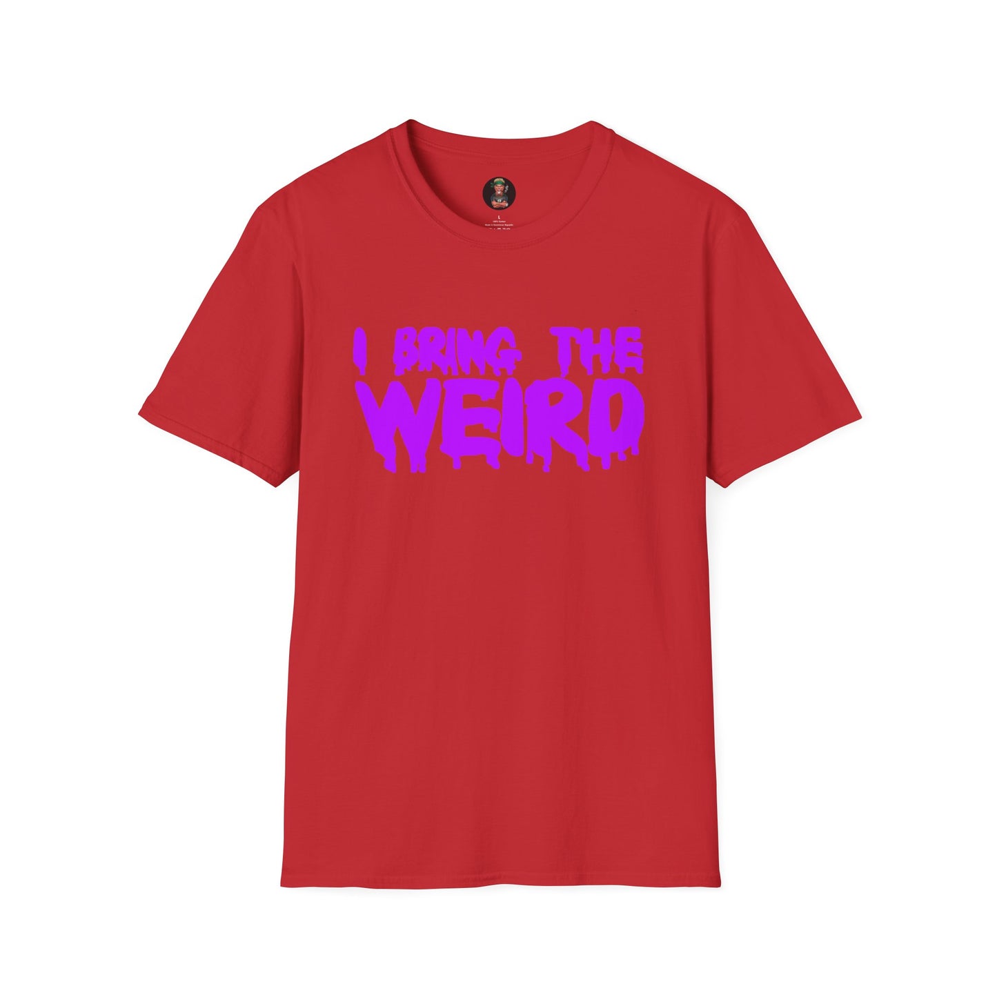 I BRING THE WEIRD T- Shirt - Red/Purple