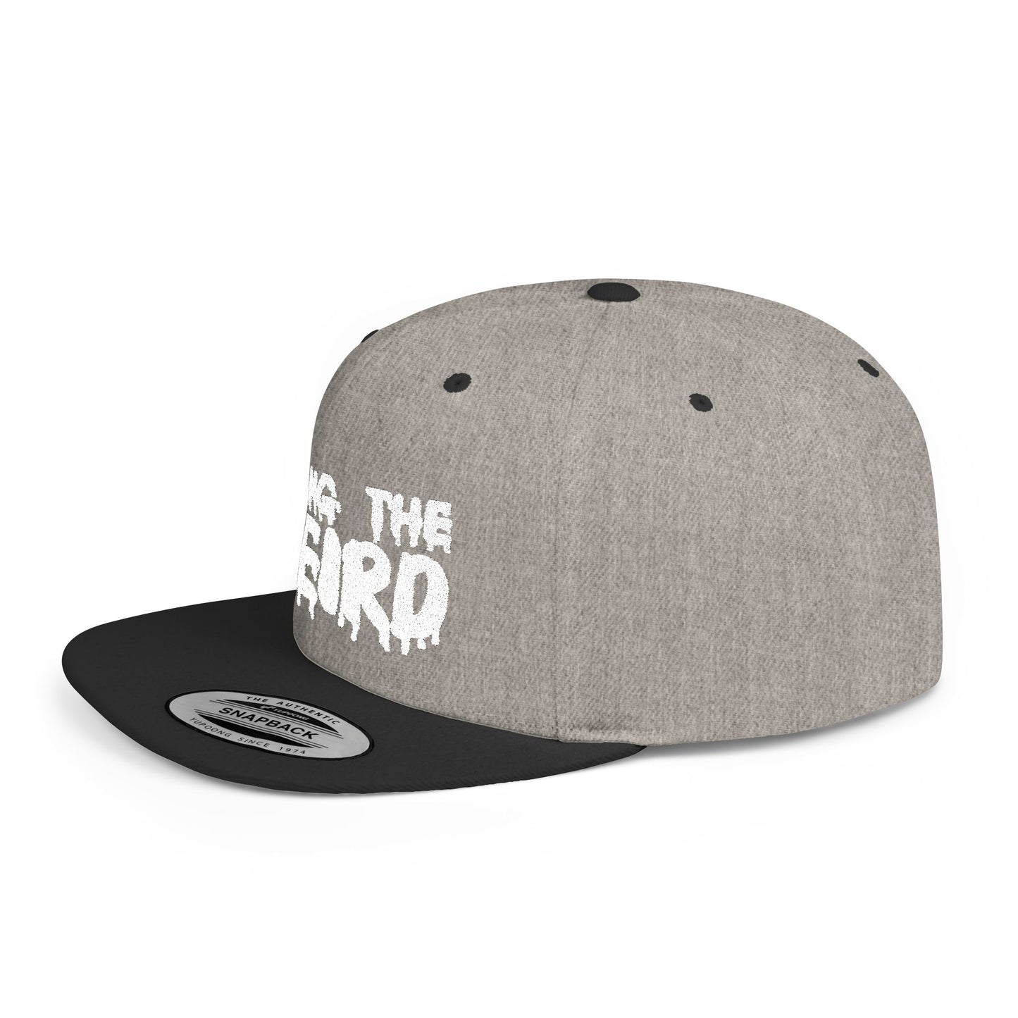 I BRING THE WEIRD Classic Flat Bill Trucker Cap - White