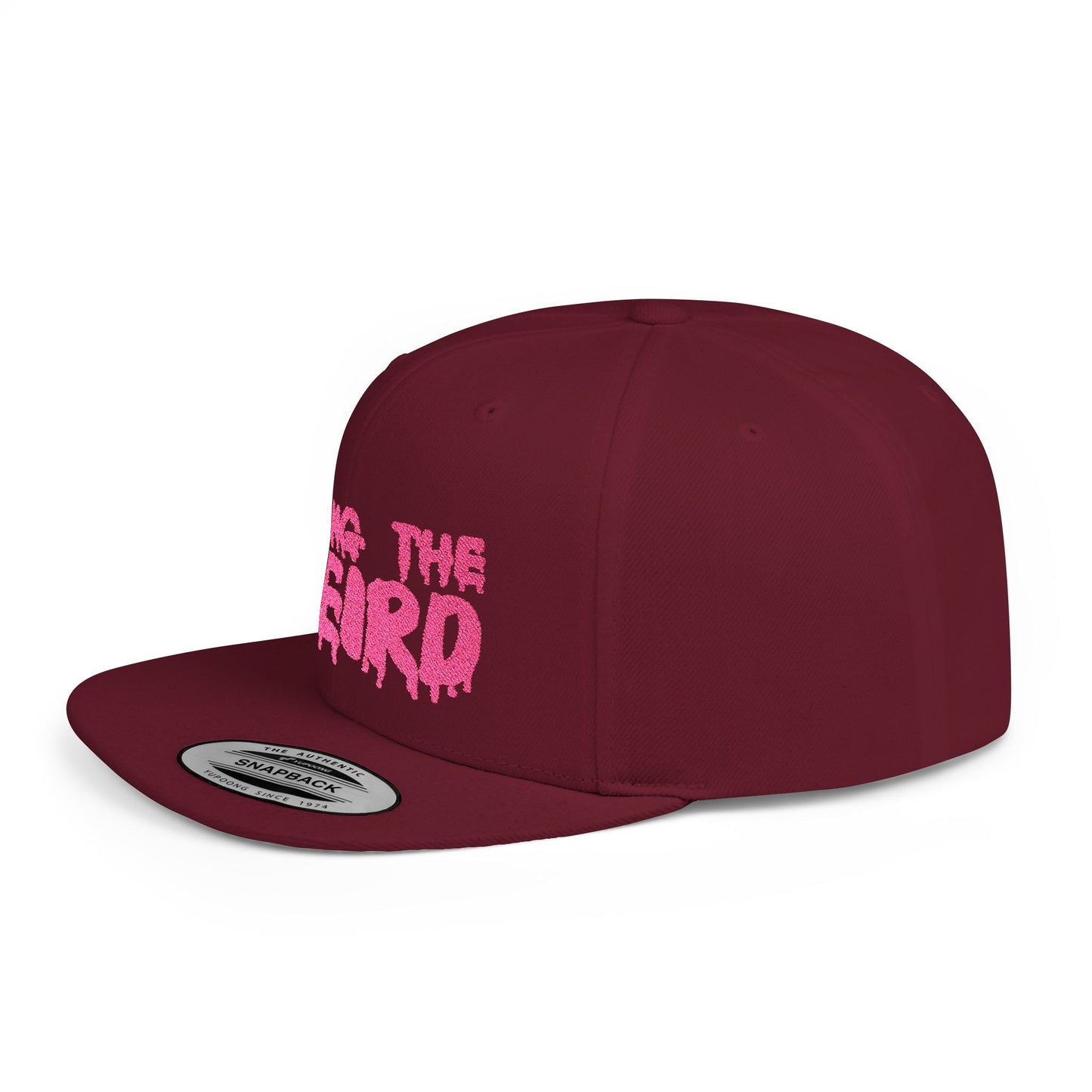 I BRING THE WEIRD Classic Flat Bill Trucker Cap - Pink