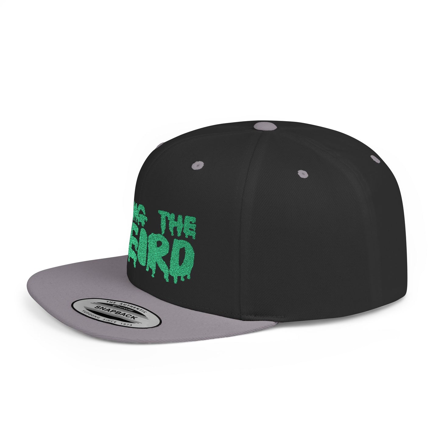 I BRING THE WEIRD Classic Flat Bill Trucker Cap - Green