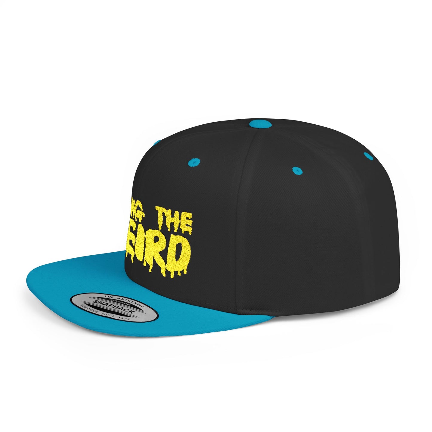 I BRING THE WEIRD Classic Flat Bill Trucker Cap - Yellow