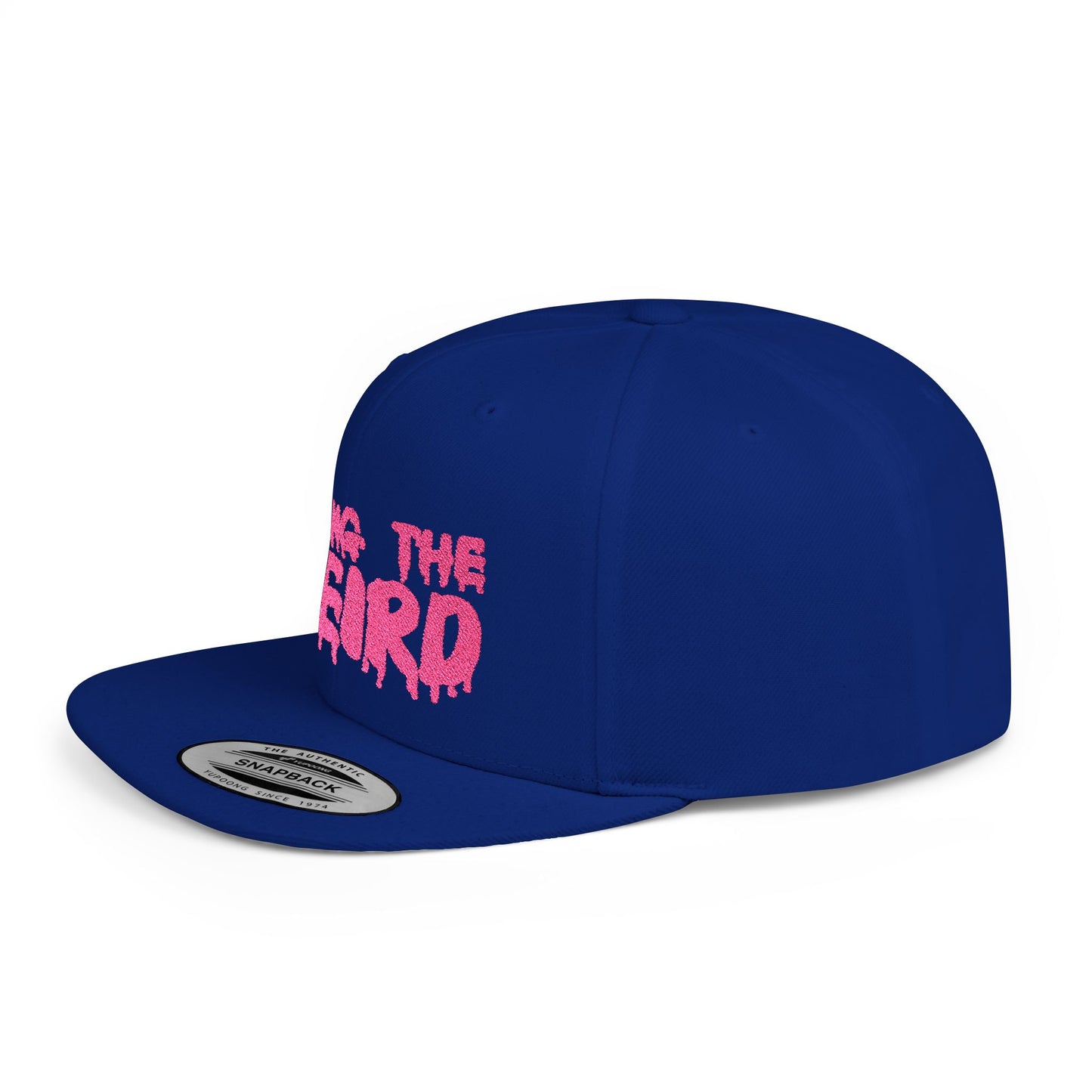 I BRING THE WEIRD Classic Flat Bill Trucker Cap - Pink