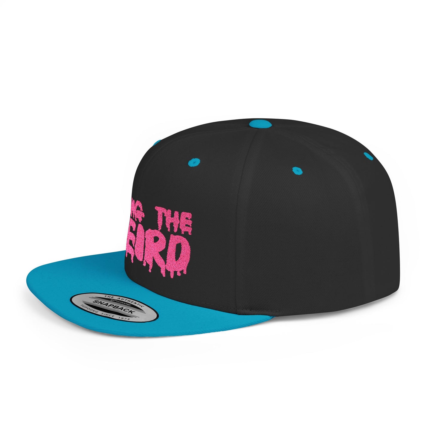I BRING THE WEIRD Classic Flat Bill Trucker Cap - Pink