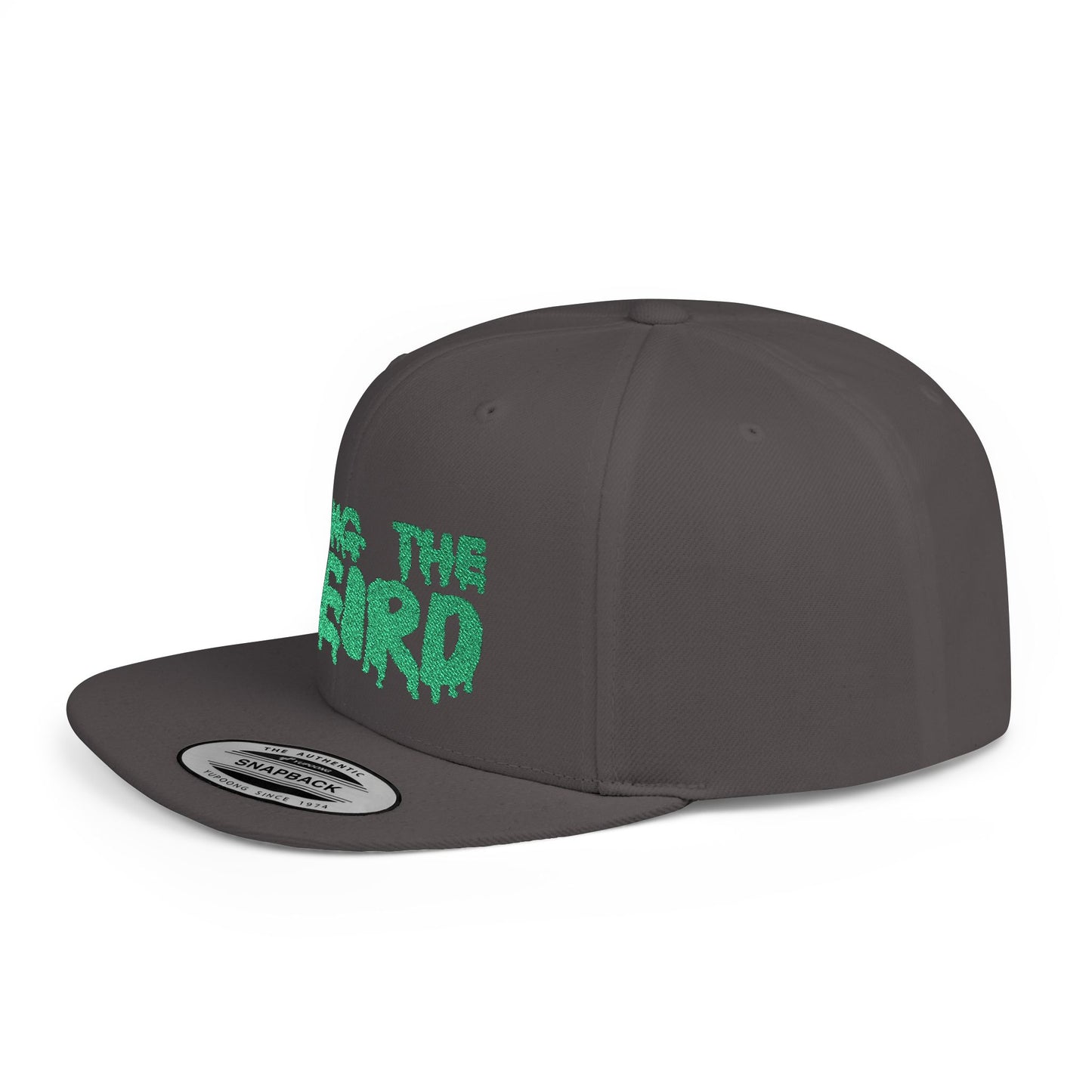 I BRING THE WEIRD Classic Flat Bill Trucker Cap - Green