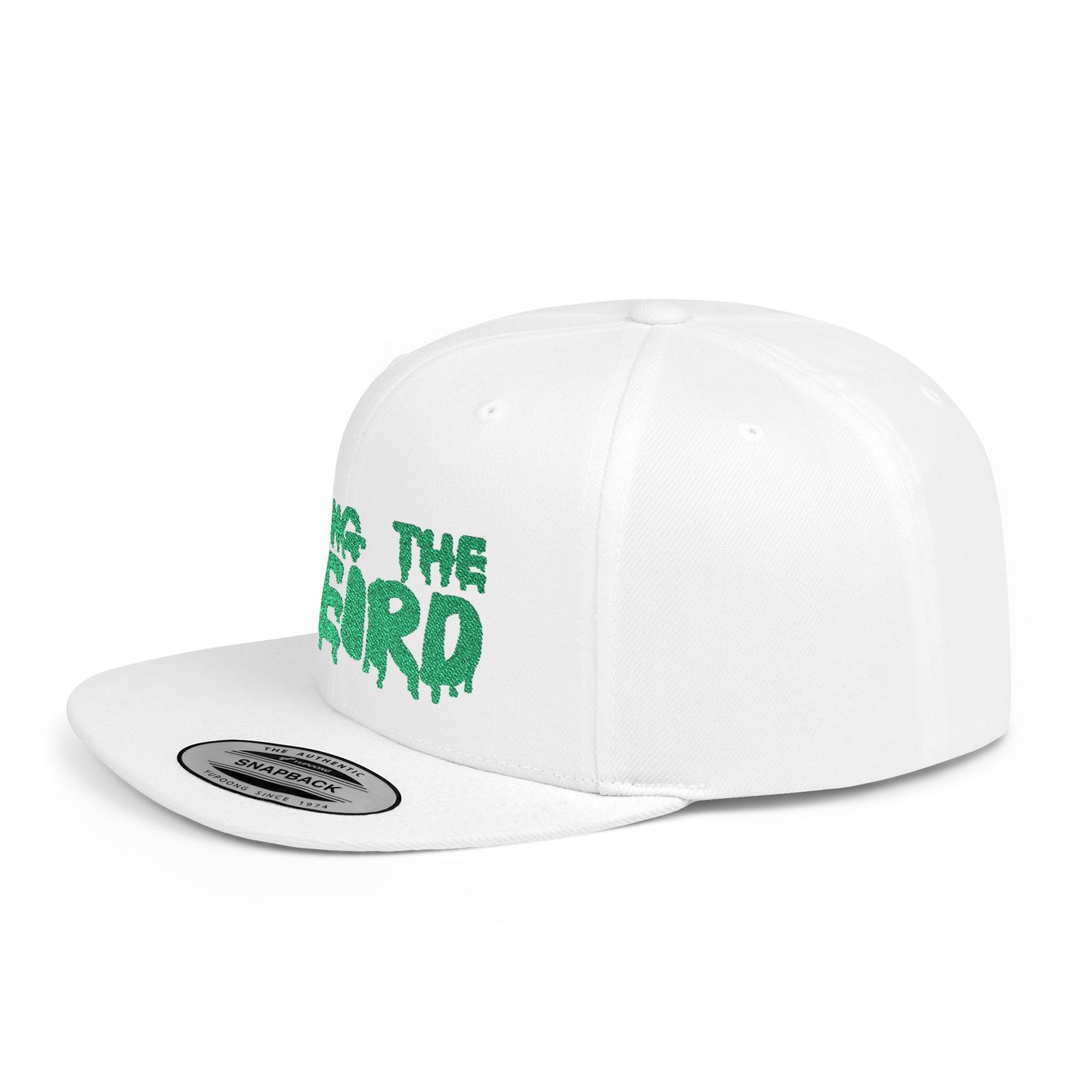 I BRING THE WEIRD Classic Flat Bill Trucker Cap - Green