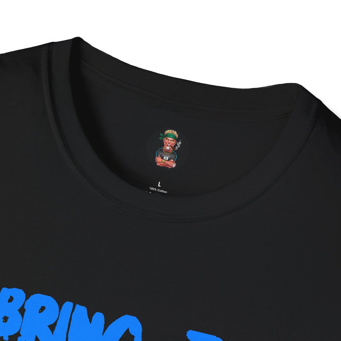 I BRING THE WEIRD T- Shirt - Black/Neon Blue