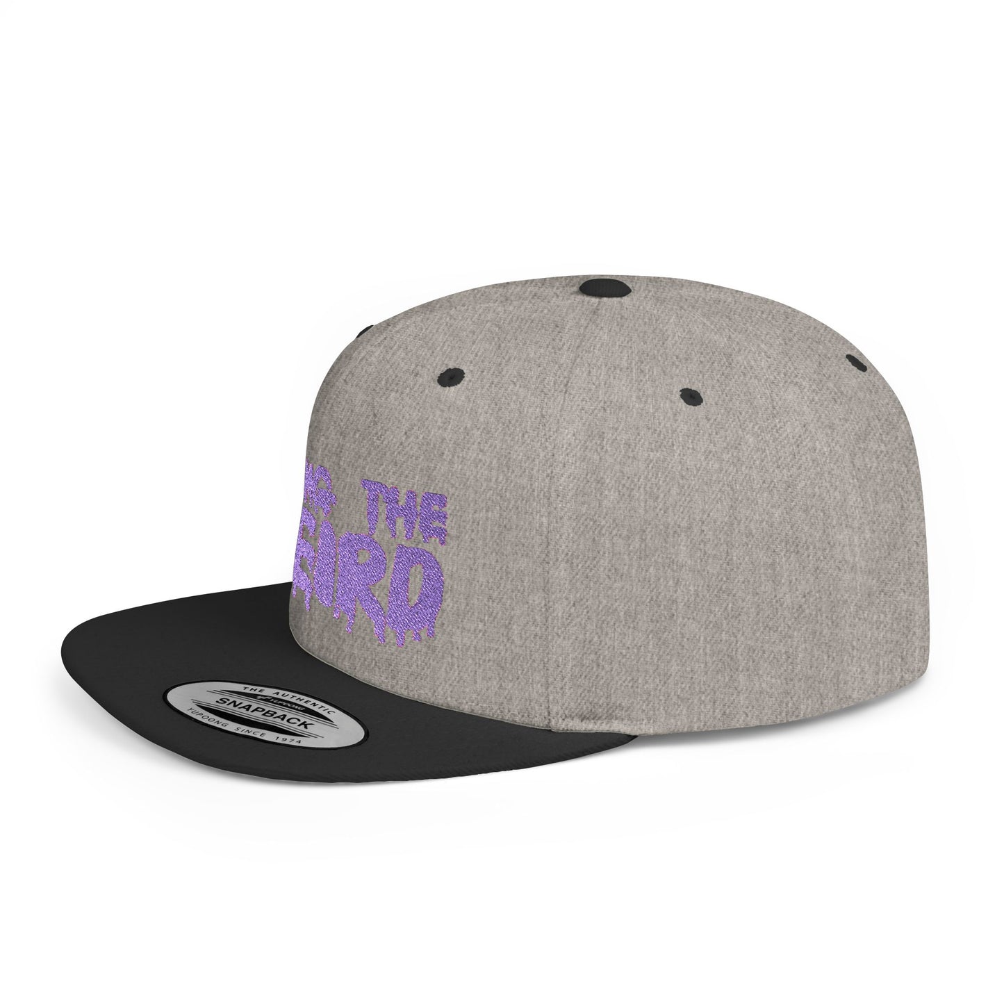 I BRING THE WEIRD Classic Flat Bill Trucker Cap - Purple
