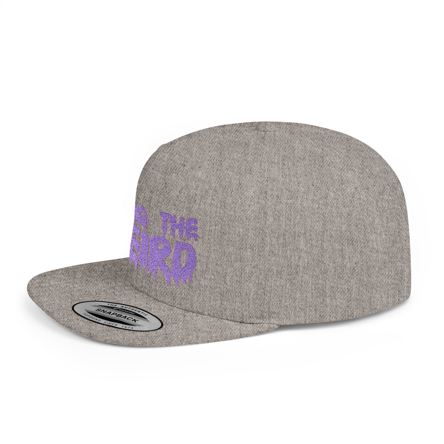 I BRING THE WEIRD Classic Flat Bill Trucker Cap - Purple
