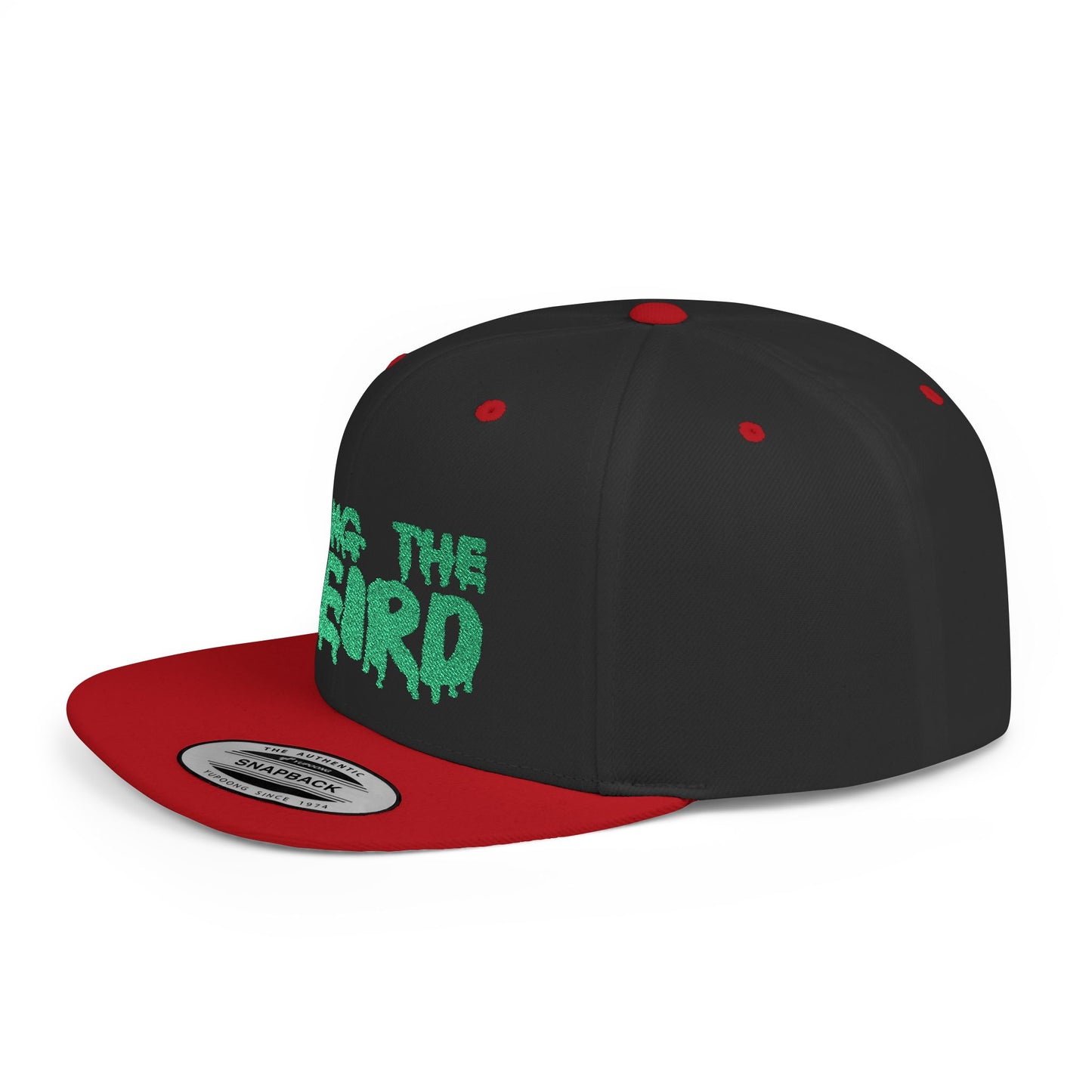I BRING THE WEIRD Classic Flat Bill Trucker Cap - Green