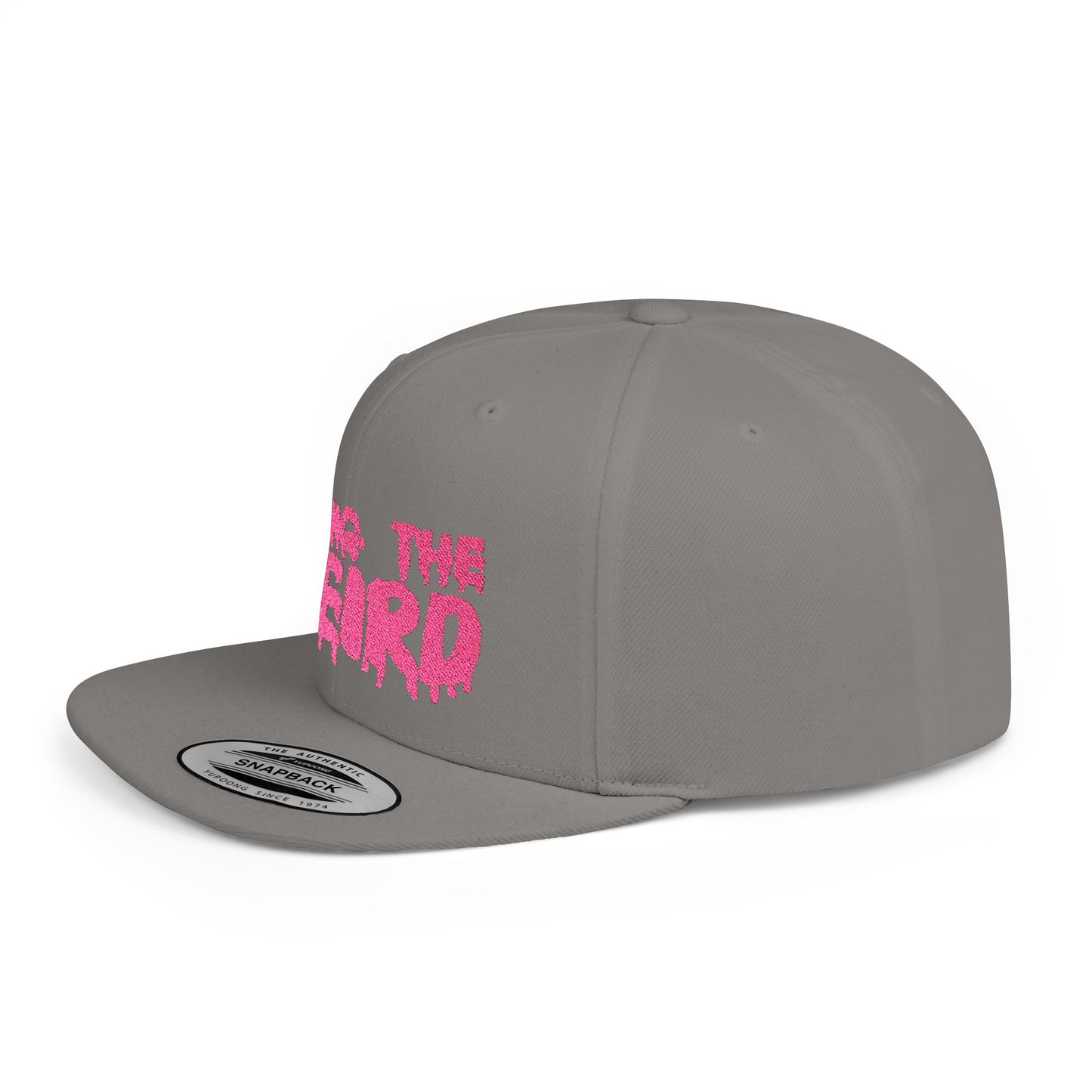I BRING THE WEIRD Classic Flat Bill Trucker Cap - Pink