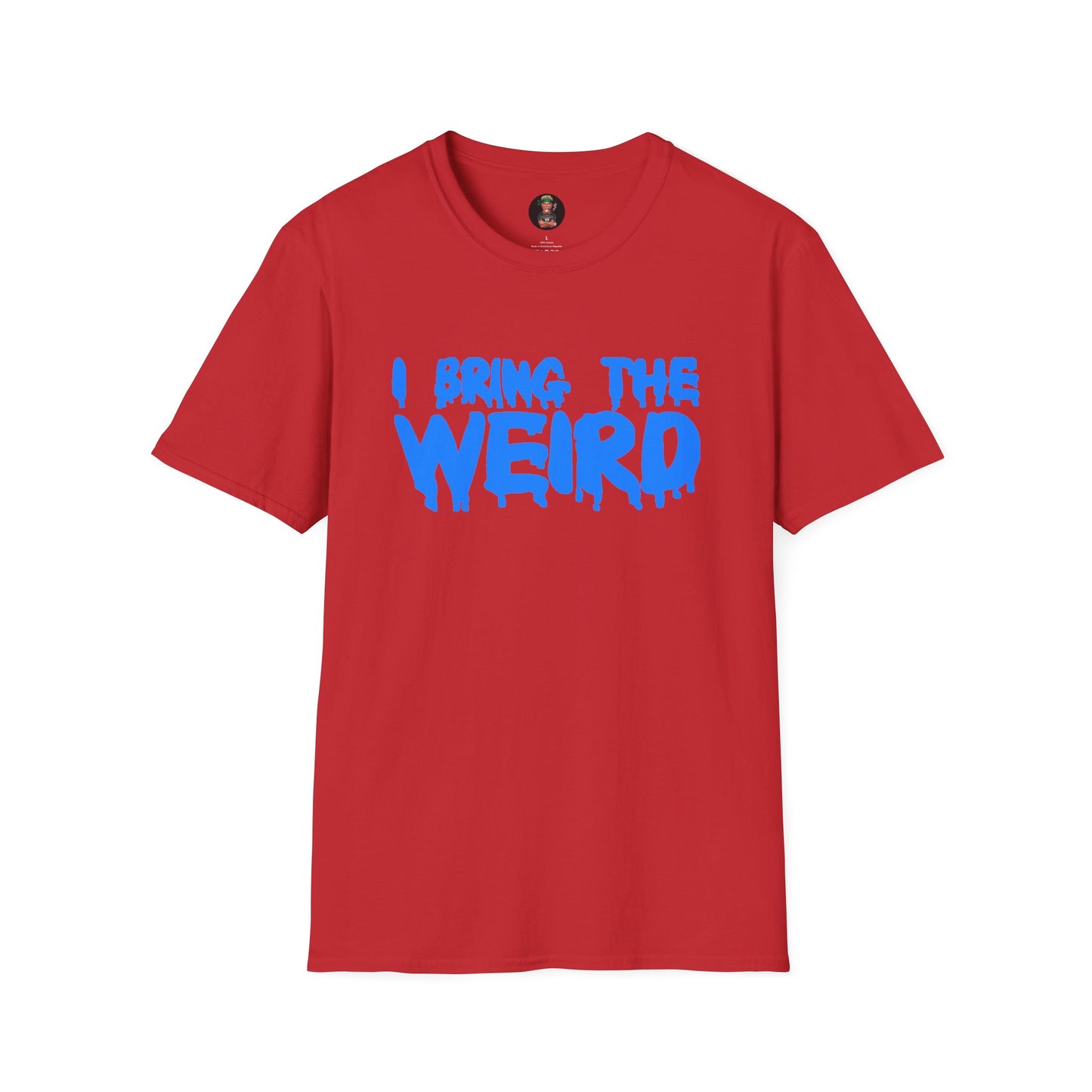 I BRING THE WEIRD T- Shirt - Red/Blue