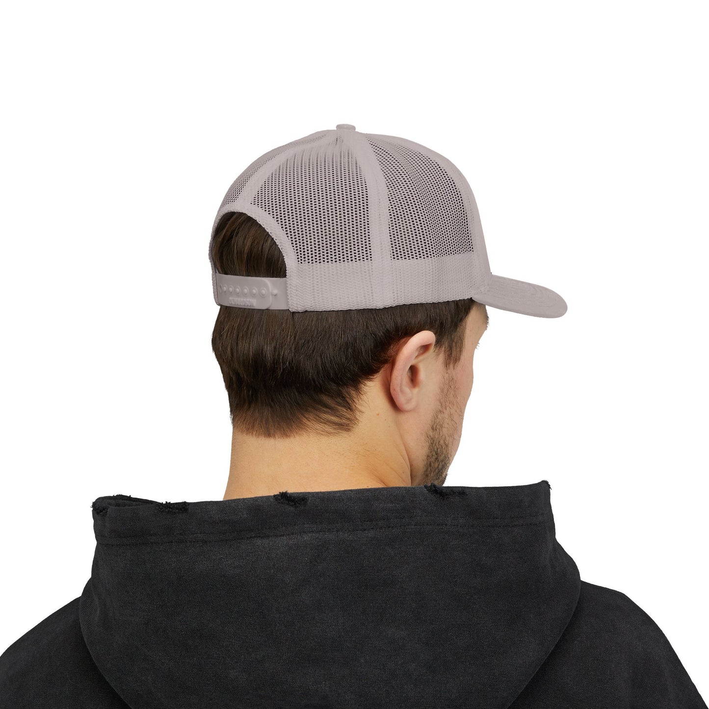 I BRING THE WEIRD Snapback Trucker Cap - Silver