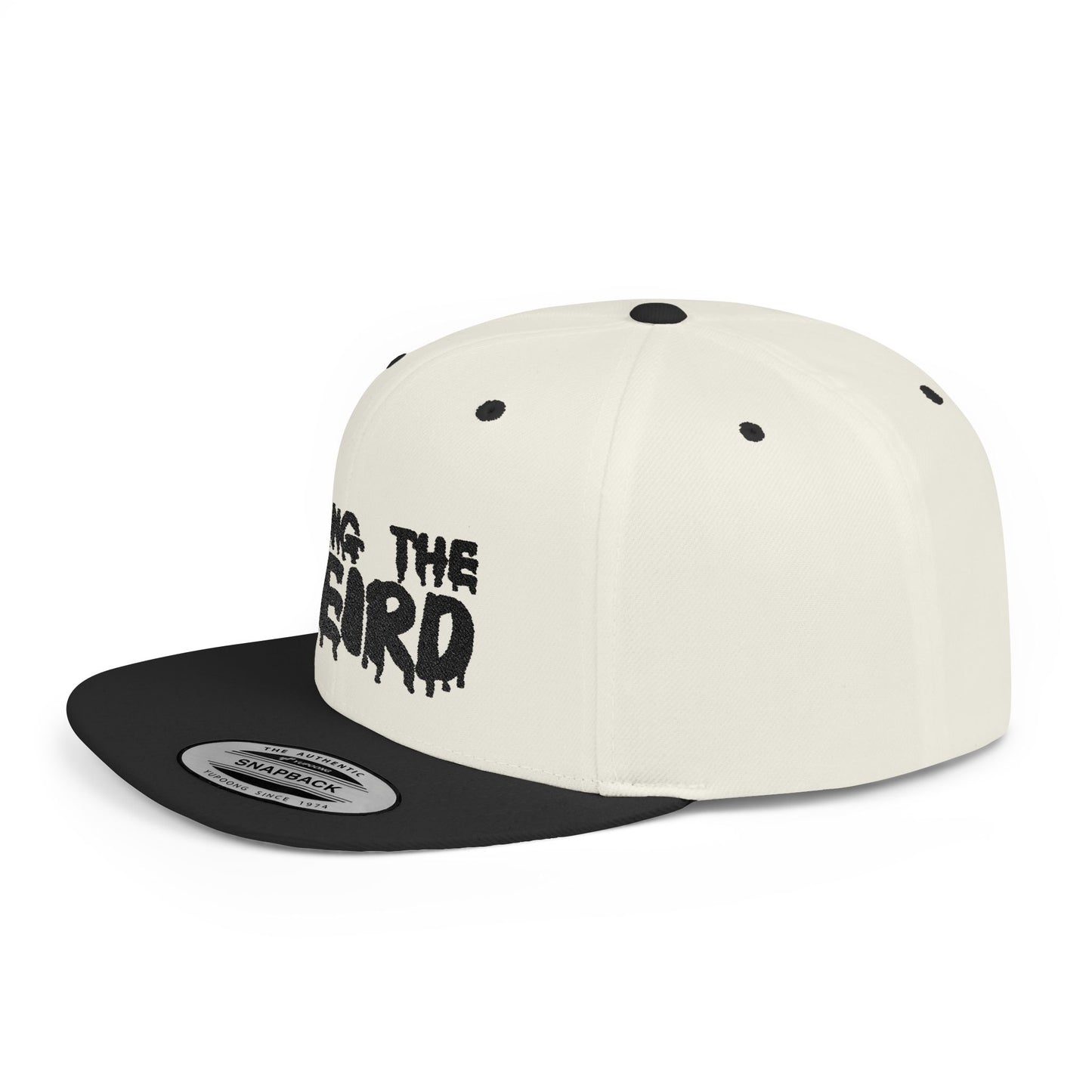 I BRING THE WEIRD Classic Flat Bill Trucker Cap - Black