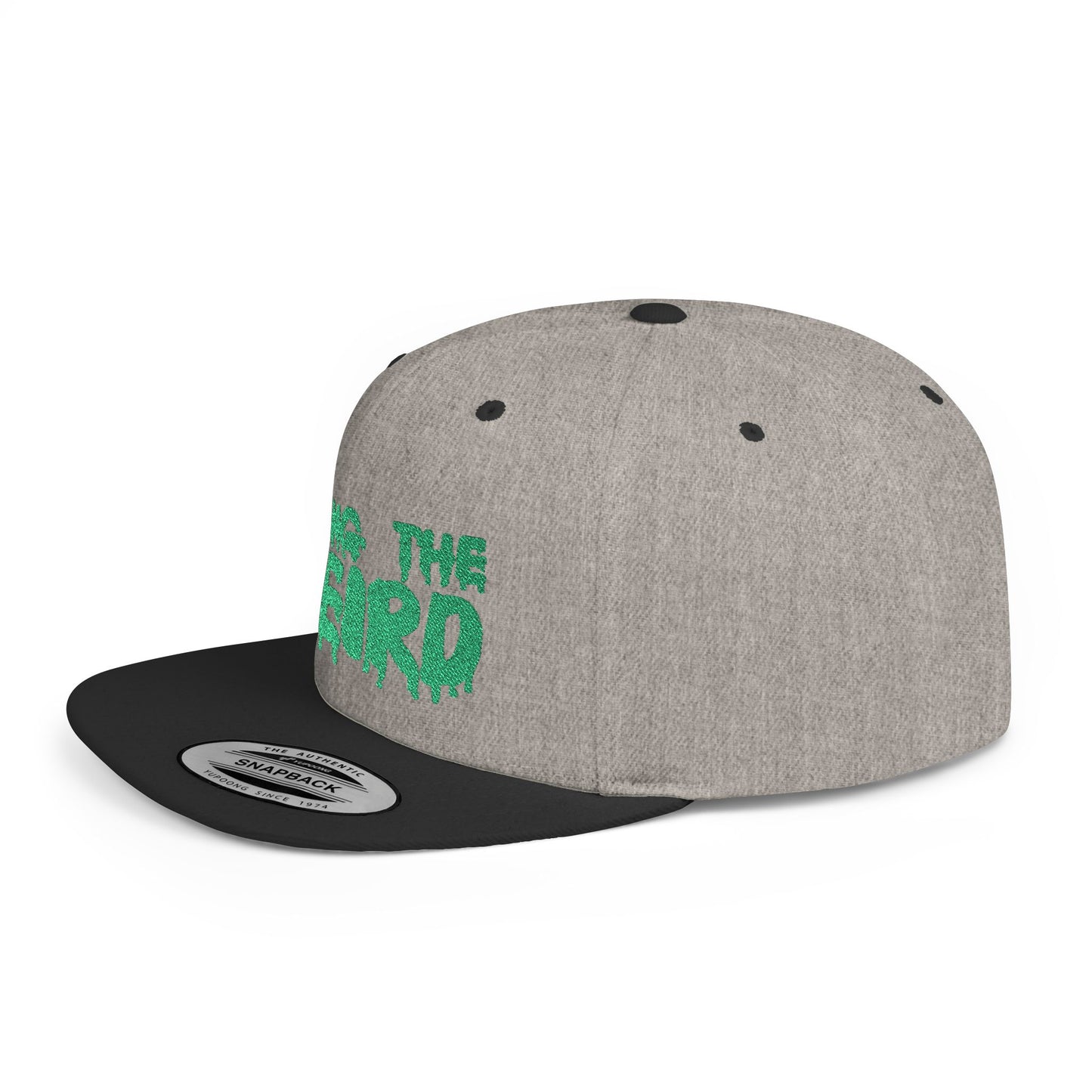 I BRING THE WEIRD Classic Flat Bill Trucker Cap - Green