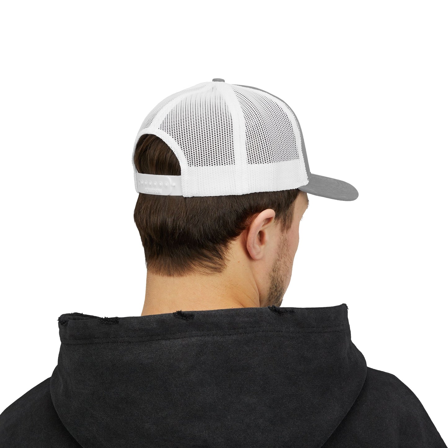 I BRING THE WEIRD Snapback Trucker Cap - Silver