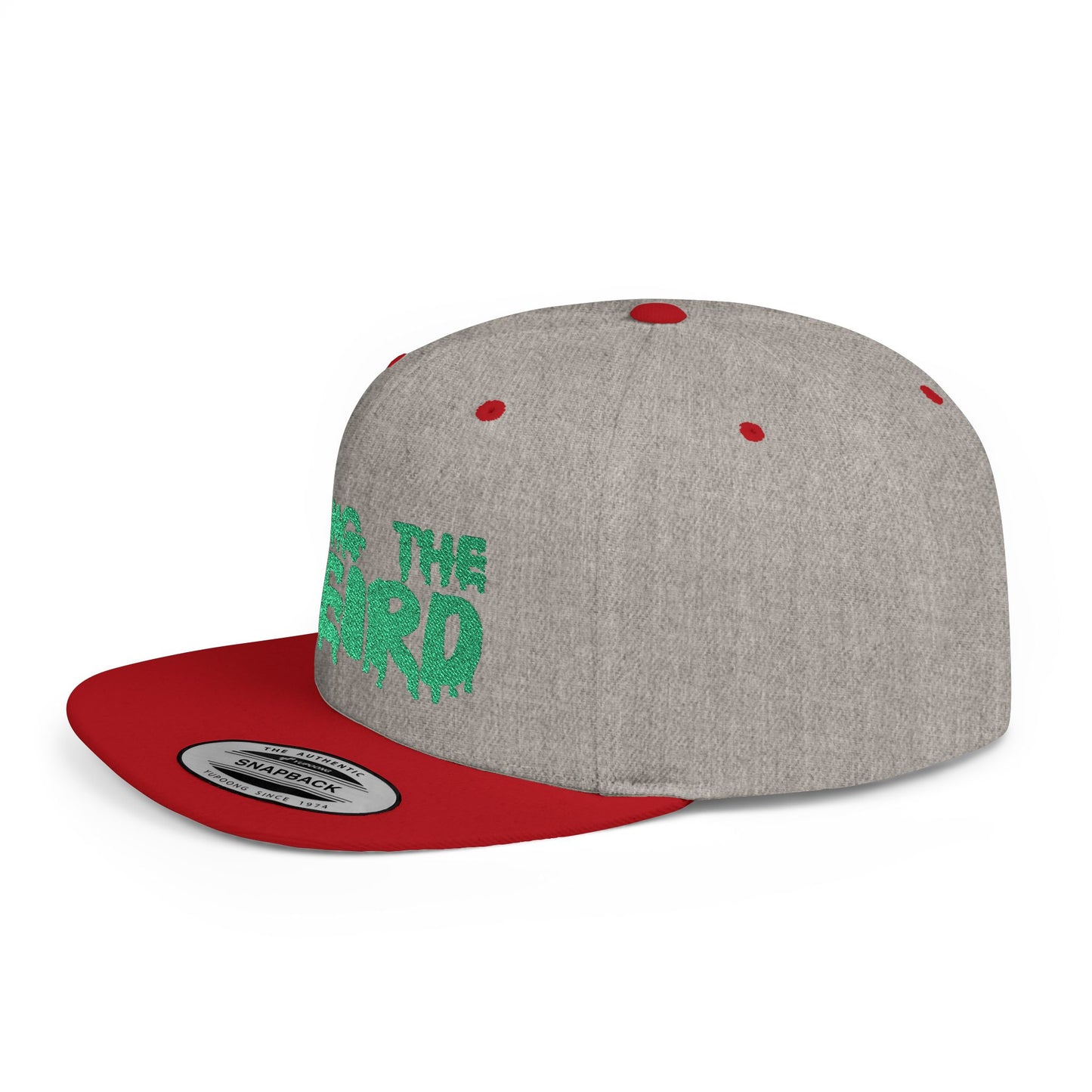 I BRING THE WEIRD Classic Flat Bill Trucker Cap - Green