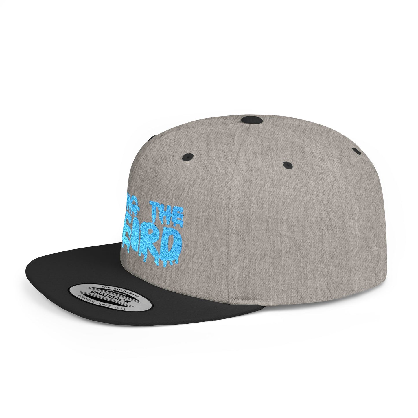 I BRING THE WEIRD Classic Flat Bill Trucker Cap - Teal