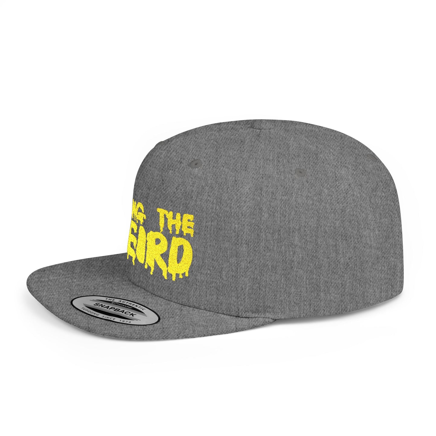 I BRING THE WEIRD Classic Flat Bill Trucker Cap - Yellow