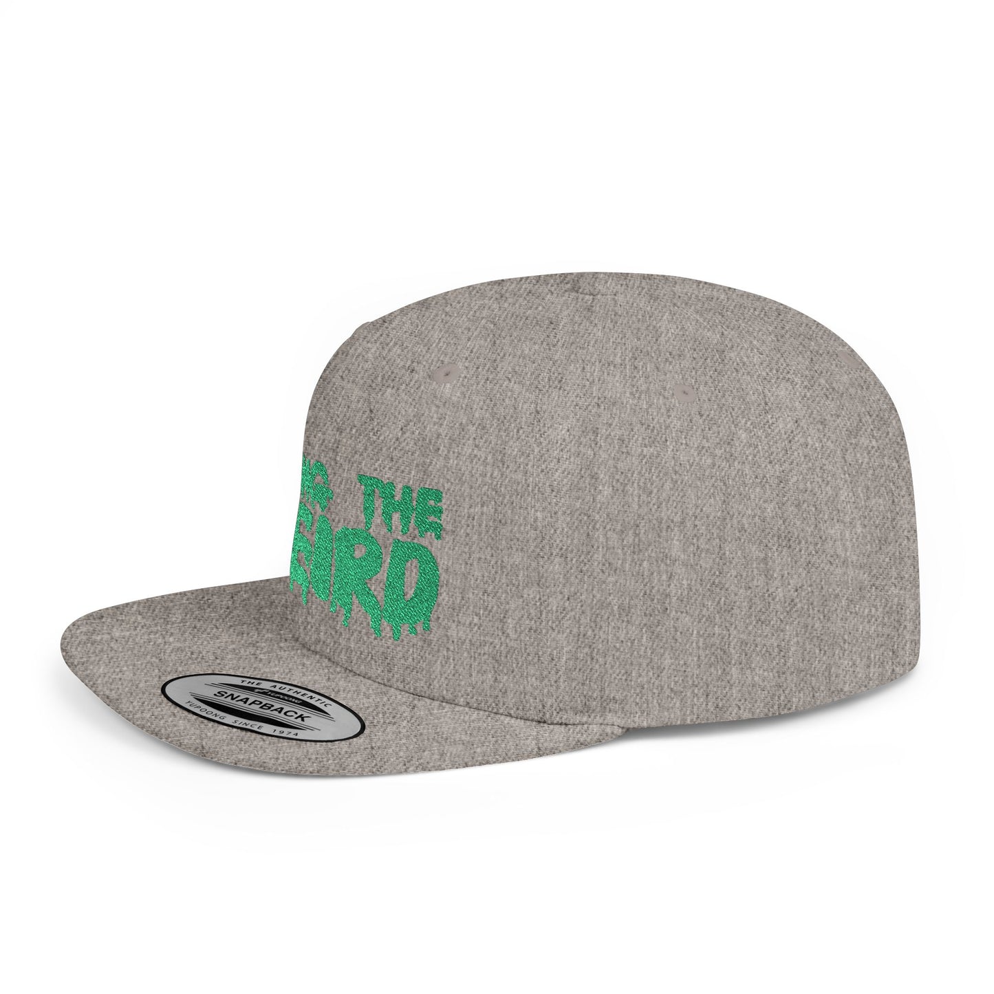 I BRING THE WEIRD Classic Flat Bill Trucker Cap - Green
