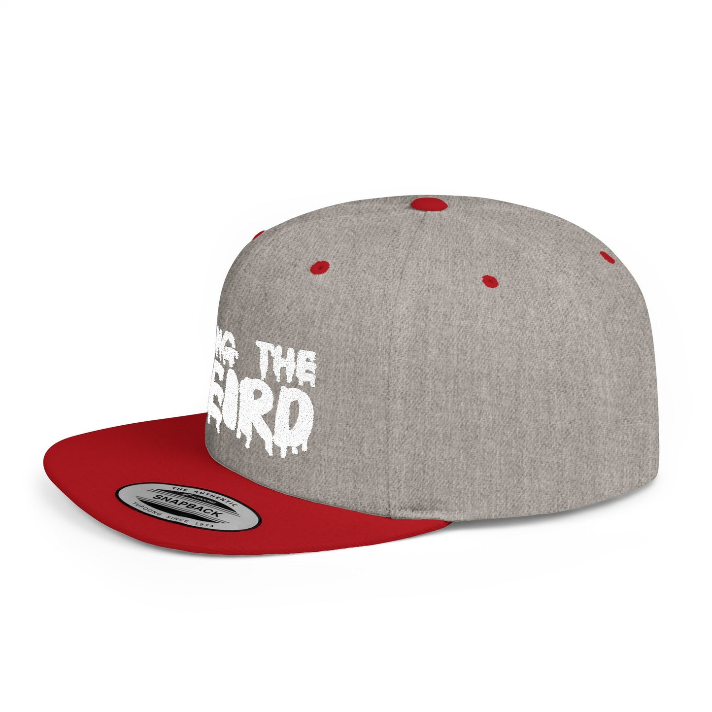 I BRING THE WEIRD Classic Flat Bill Trucker Cap - White