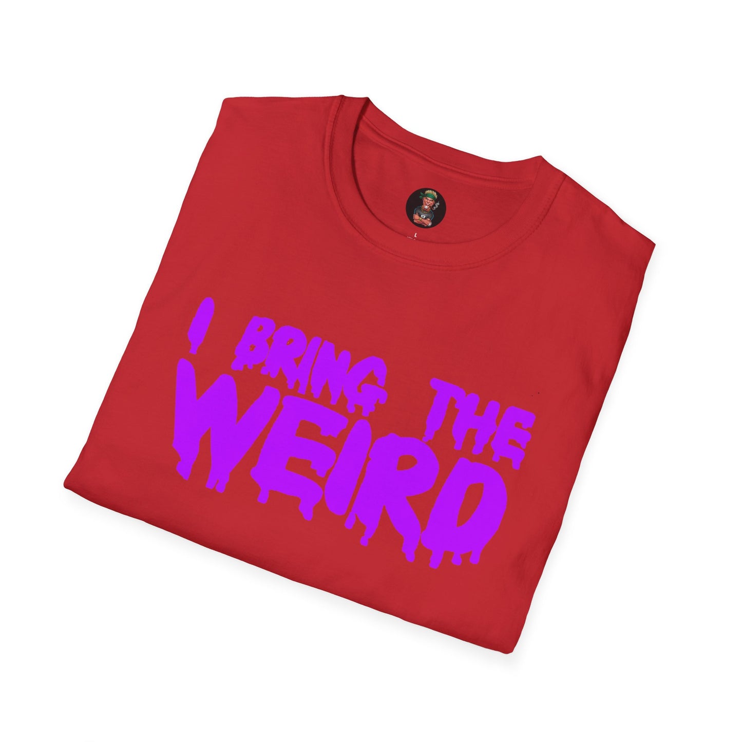 I BRING THE WEIRD T- Shirt - Red/Purple
