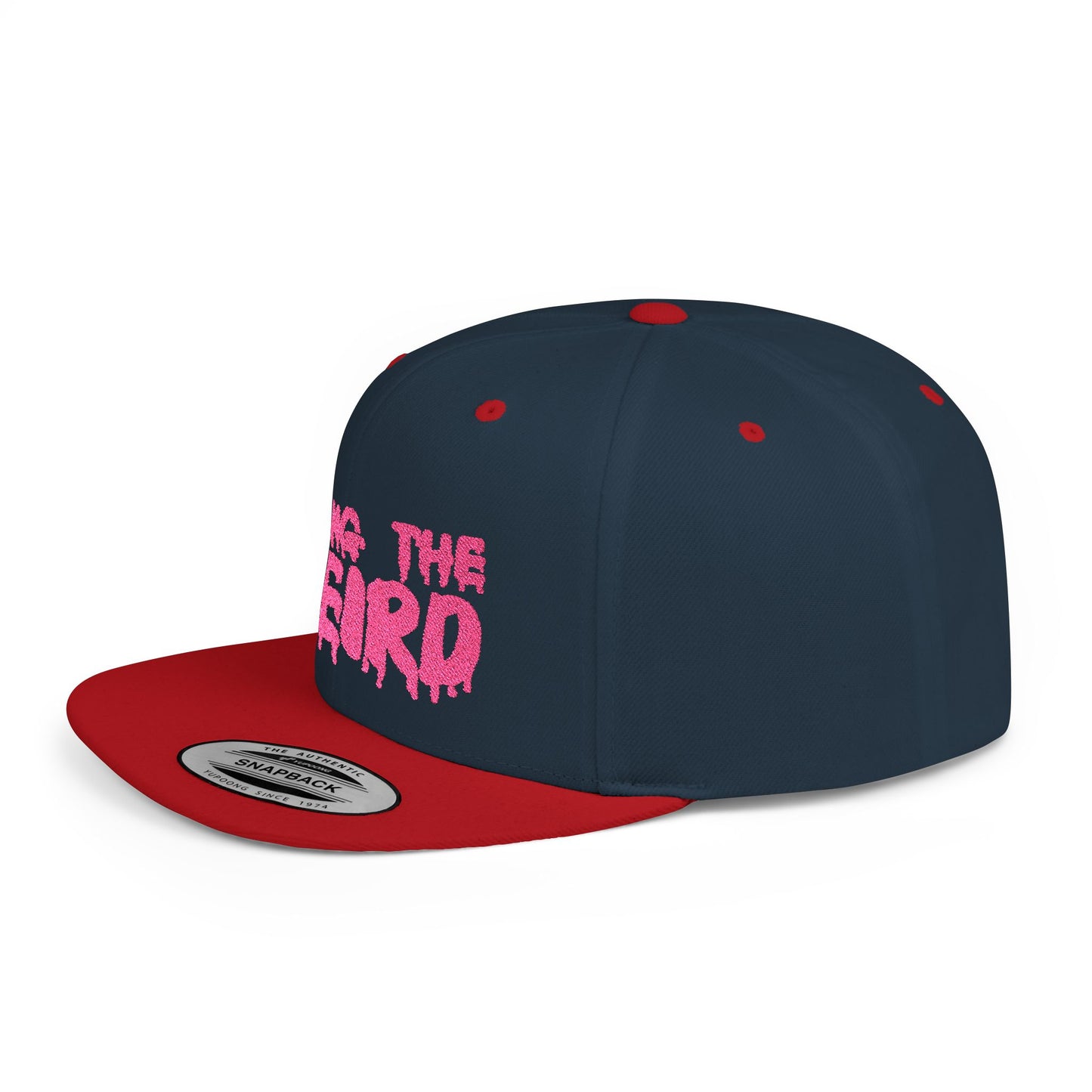 I BRING THE WEIRD Classic Flat Bill Trucker Cap - Pink