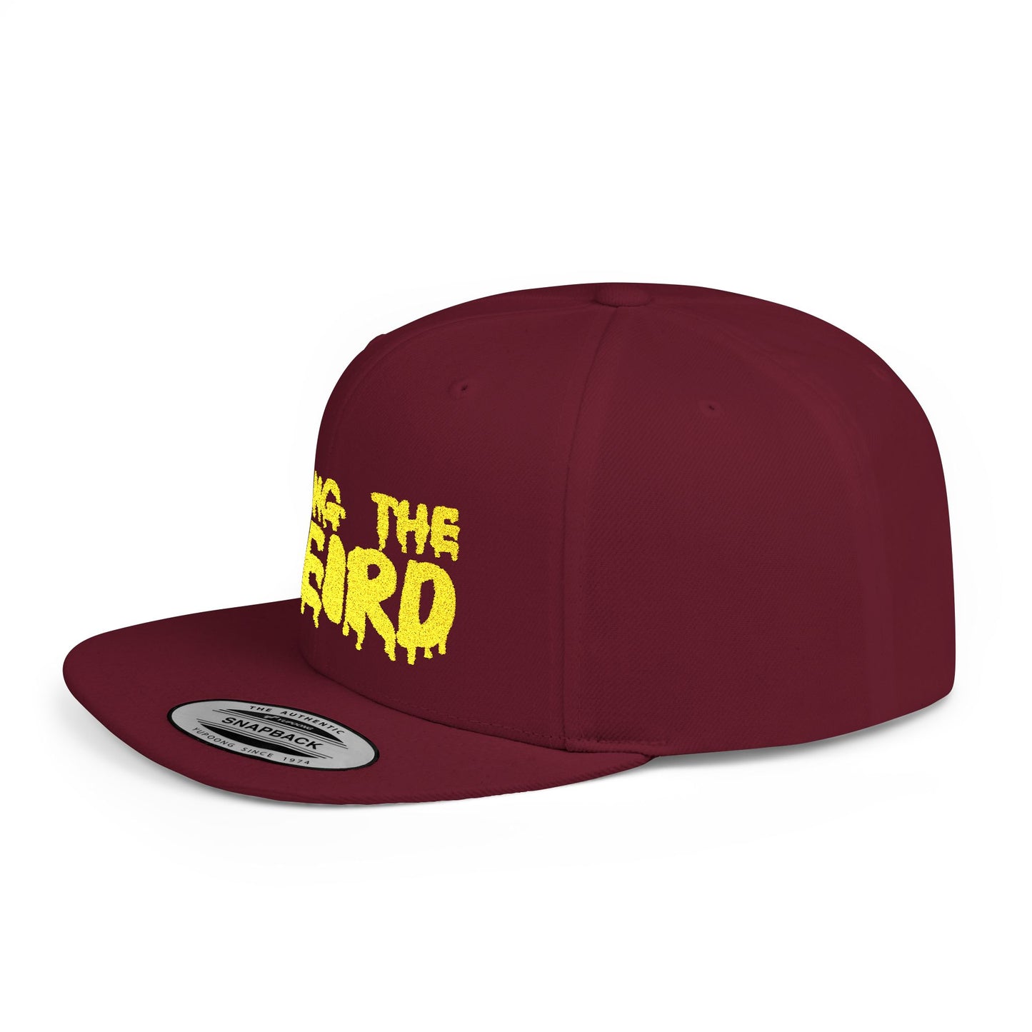 I BRING THE WEIRD Classic Flat Bill Trucker Cap - Yellow
