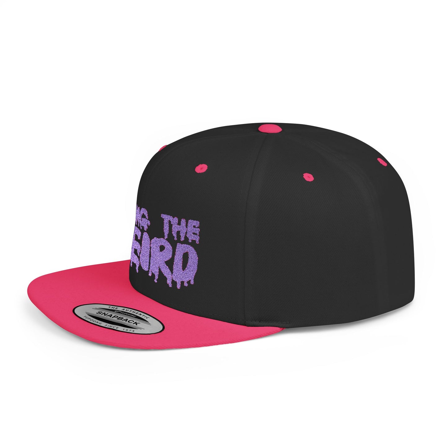 I BRING THE WEIRD Classic Flat Bill Trucker Cap - Purple