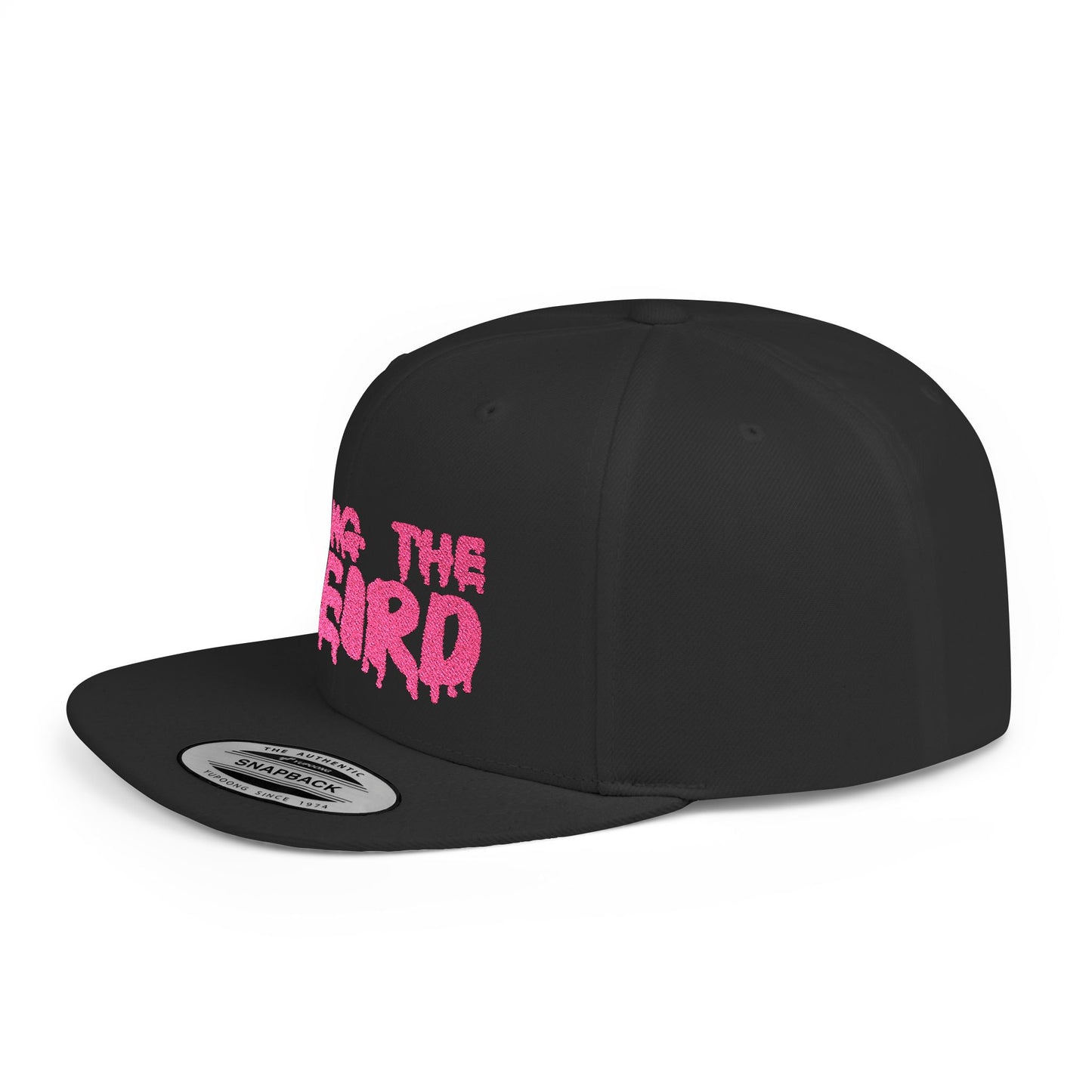I BRING THE WEIRD Classic Flat Bill Trucker Cap - Pink