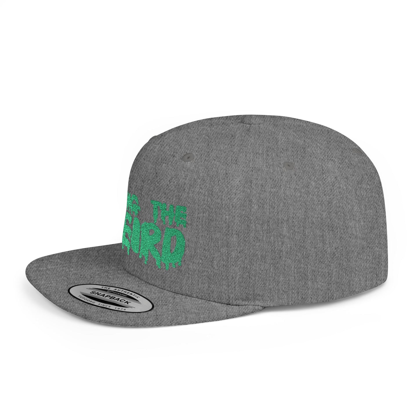 I BRING THE WEIRD Classic Flat Bill Trucker Cap - Green