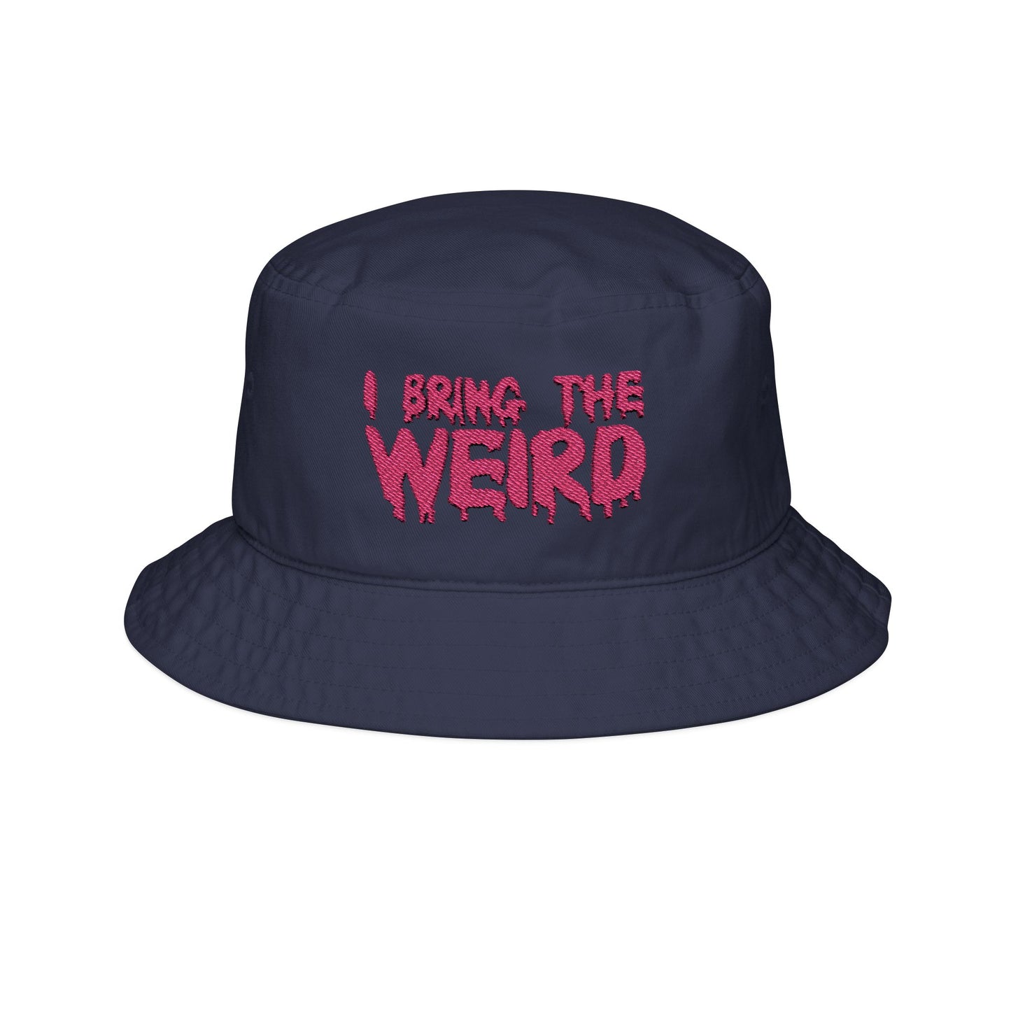 Embroidered Bucket Hat - Pink