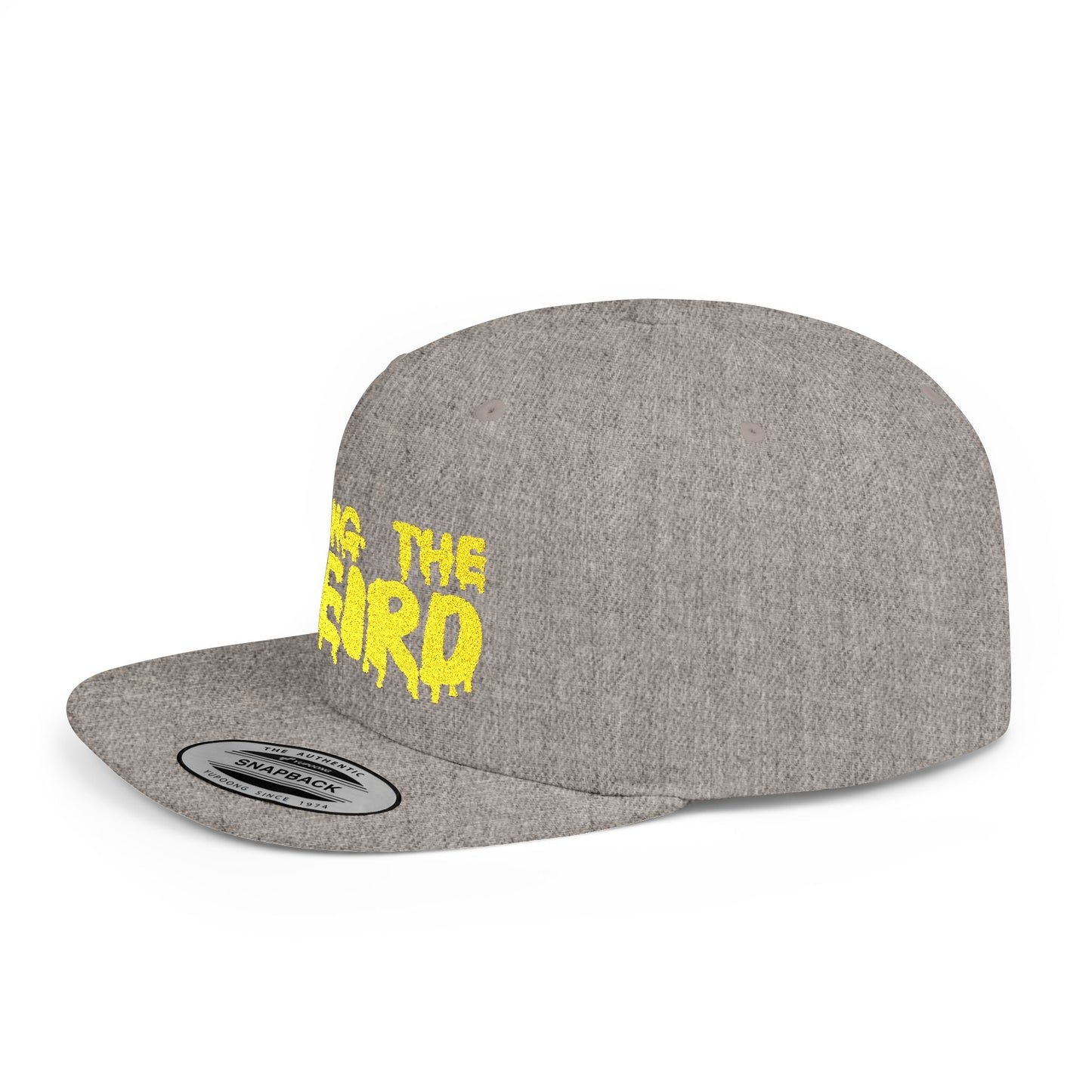 I BRING THE WEIRD Classic Flat Bill Trucker Cap - Yellow