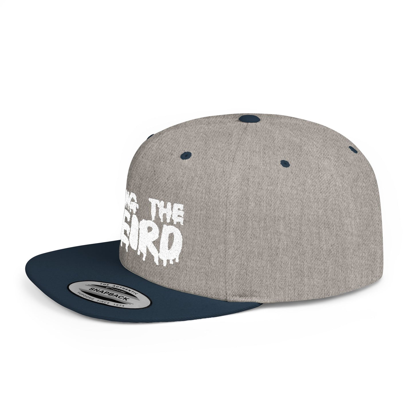 I BRING THE WEIRD Classic Flat Bill Trucker Cap - White