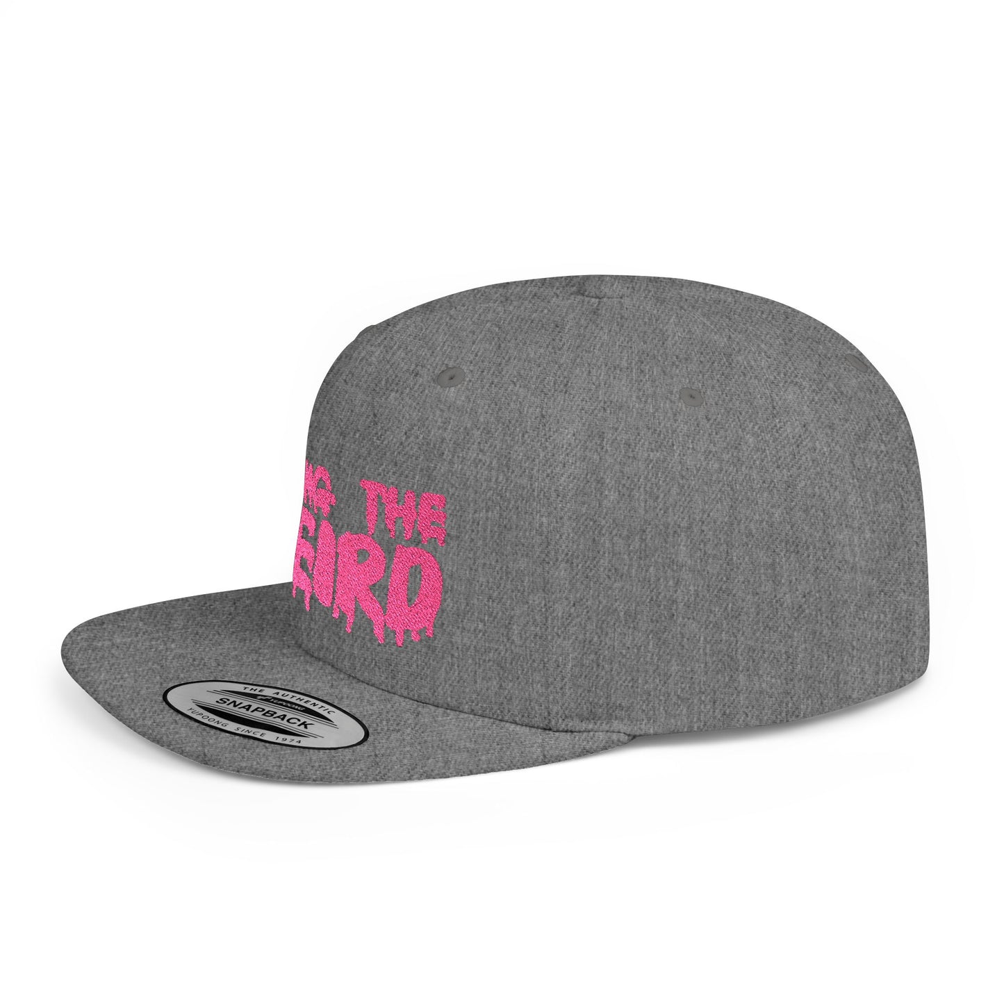 I BRING THE WEIRD Classic Flat Bill Trucker Cap - Pink