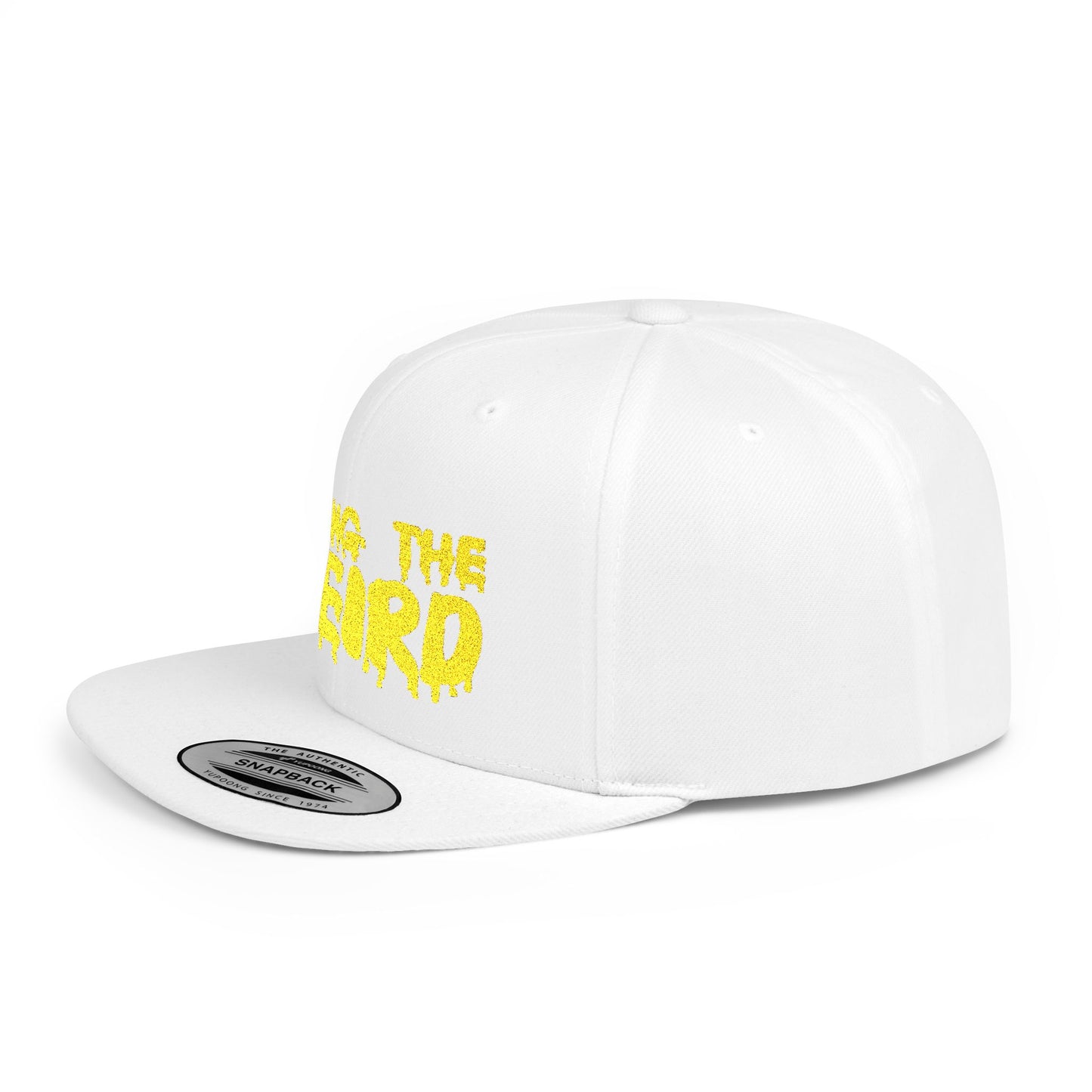 I BRING THE WEIRD Classic Flat Bill Trucker Cap - Yellow