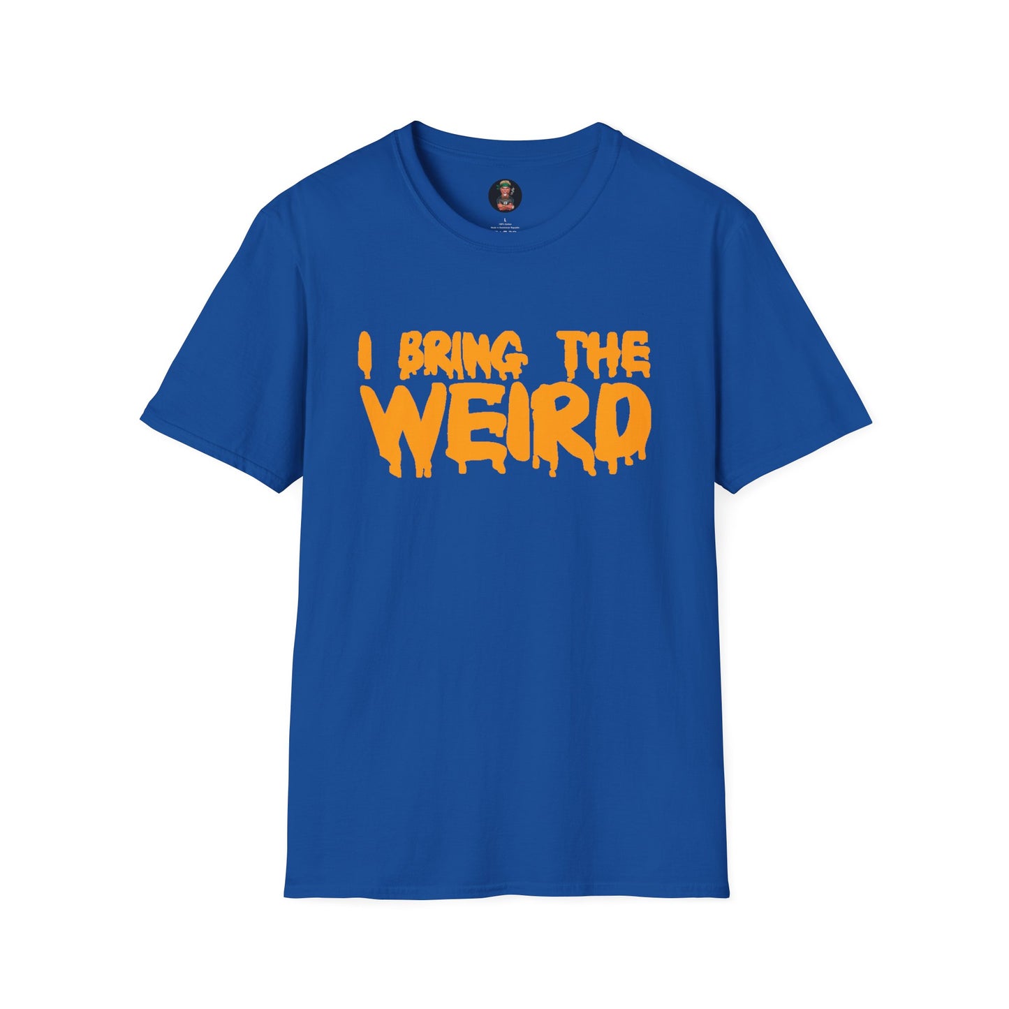 I BRING THE WEIRD T- Shirt - Blue/Orange
