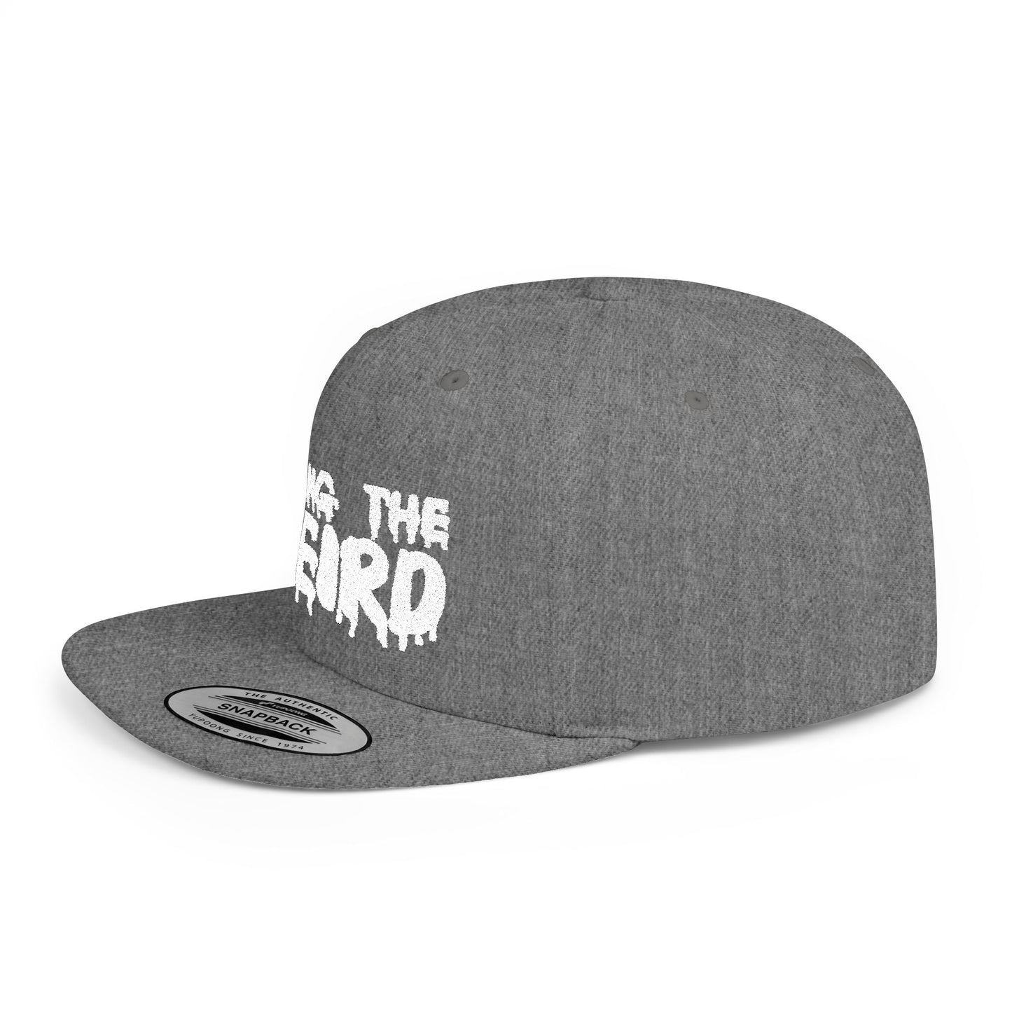 I BRING THE WEIRD Classic Flat Bill Trucker Cap - White