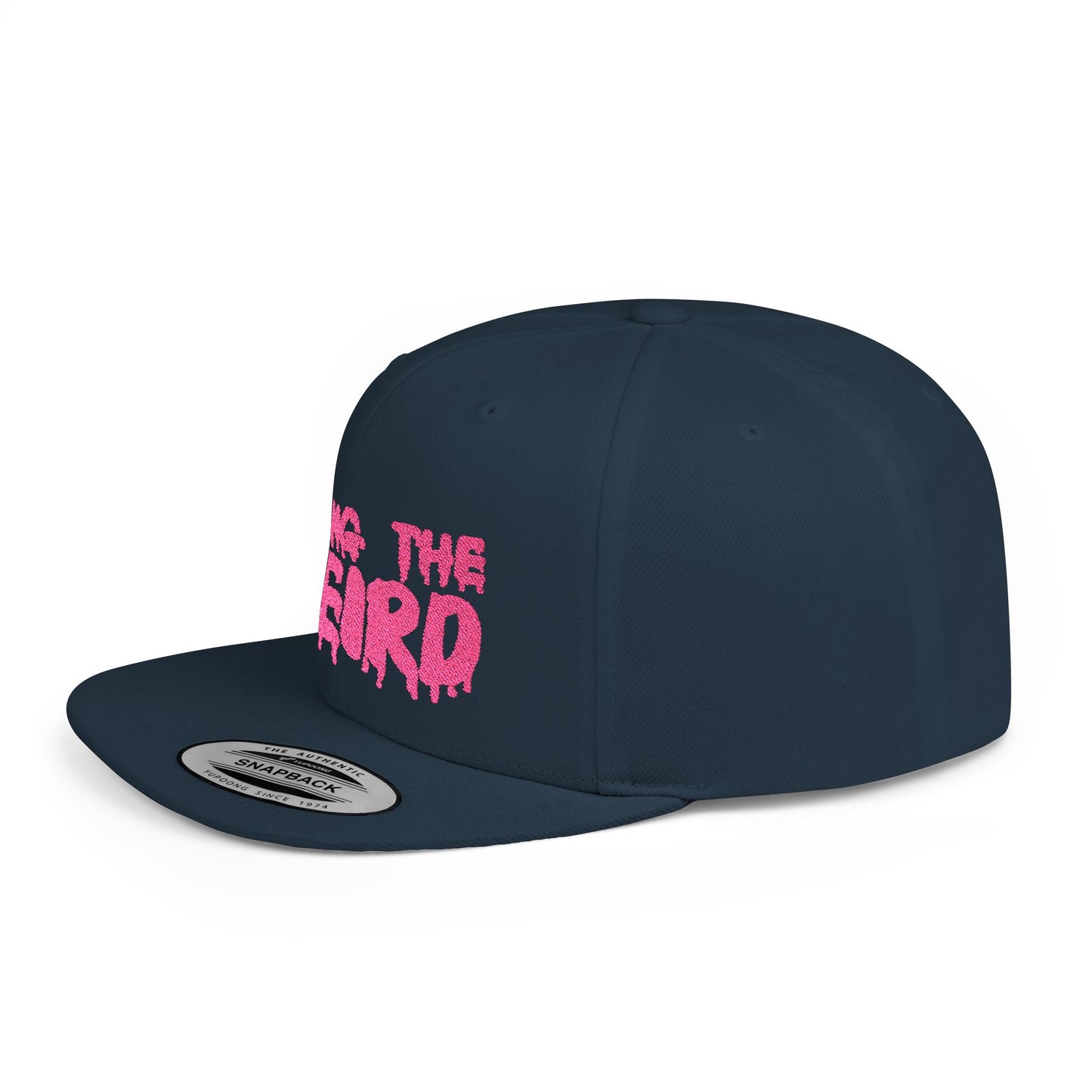I BRING THE WEIRD Classic Flat Bill Trucker Cap - Pink