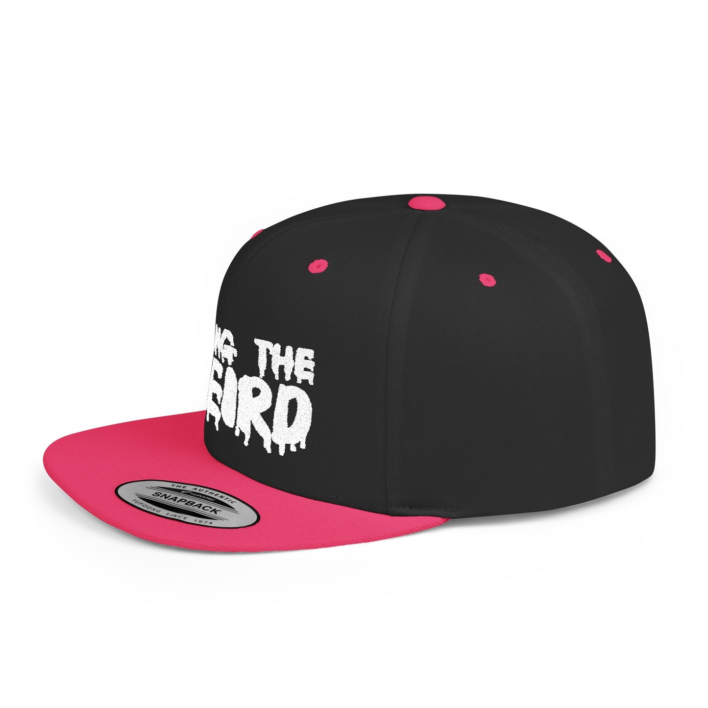 I BRING THE WEIRD Classic Flat Bill Trucker Cap - White