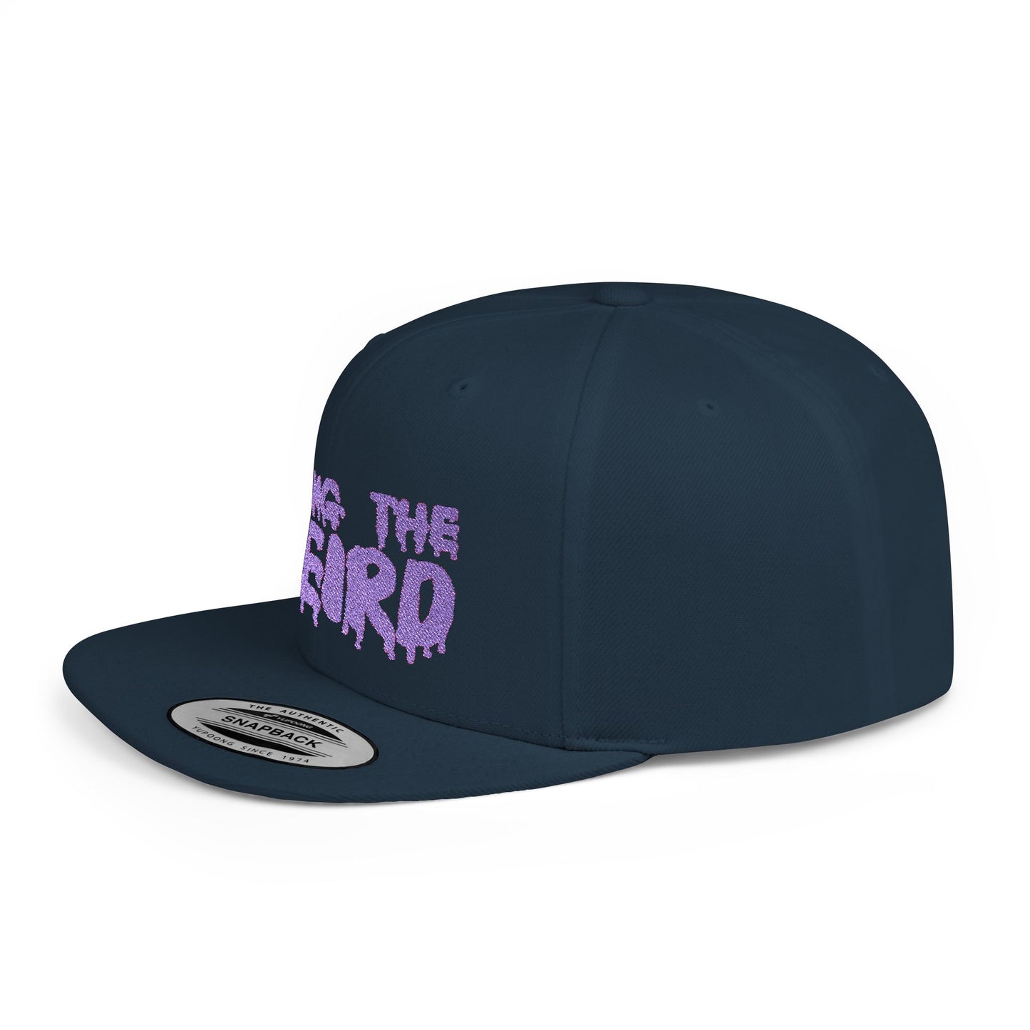 I BRING THE WEIRD Classic Flat Bill Trucker Cap - Purple