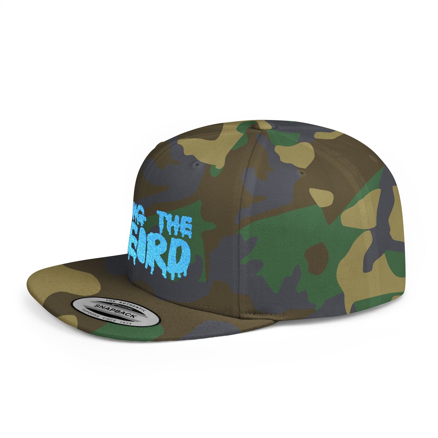 I BRING THE WEIRD Classic Flat Bill Trucker Cap - Teal