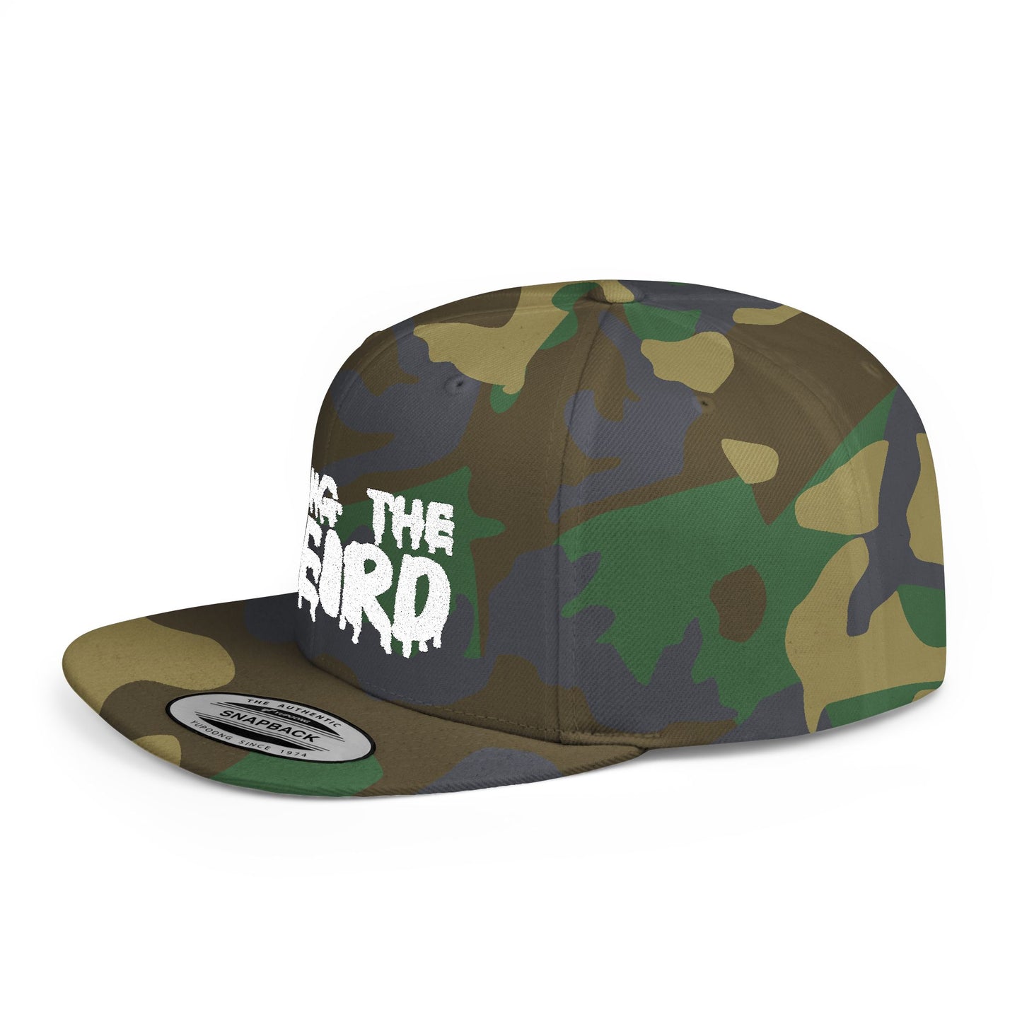 I BRING THE WEIRD Classic Flat Bill Trucker Cap - White