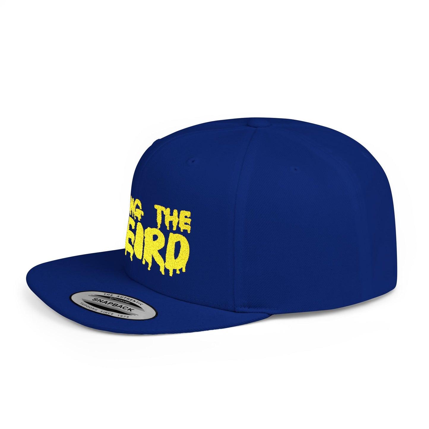I BRING THE WEIRD Classic Flat Bill Trucker Cap - Yellow