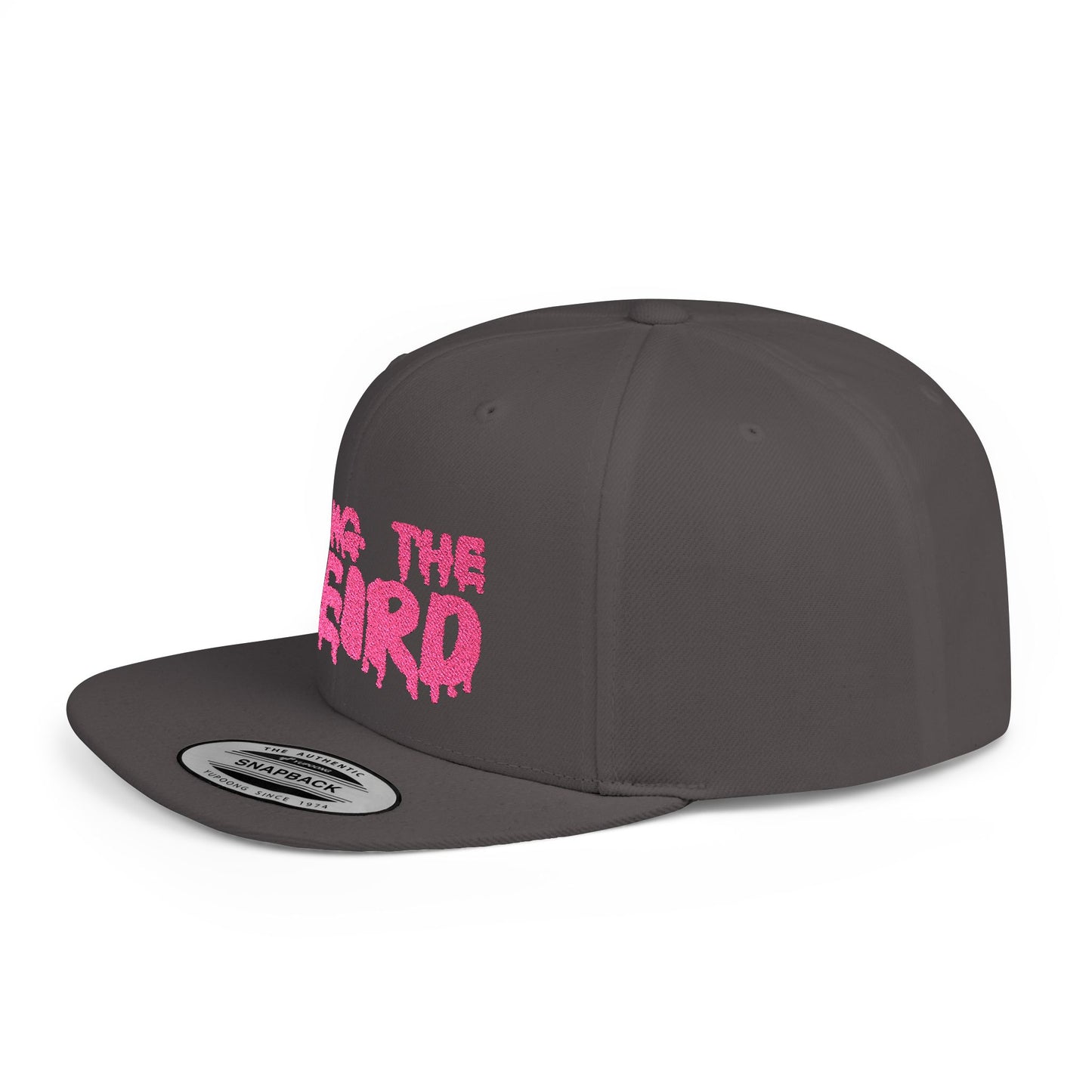 I BRING THE WEIRD Classic Flat Bill Trucker Cap - Pink