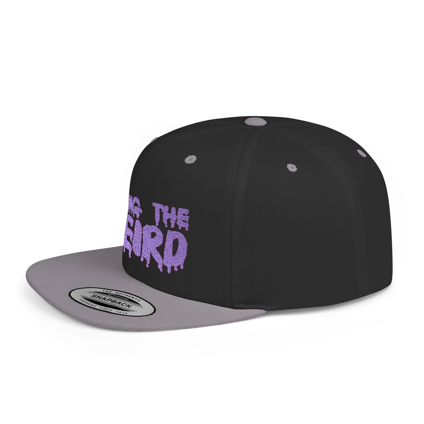 I BRING THE WEIRD Classic Flat Bill Trucker Cap - Purple