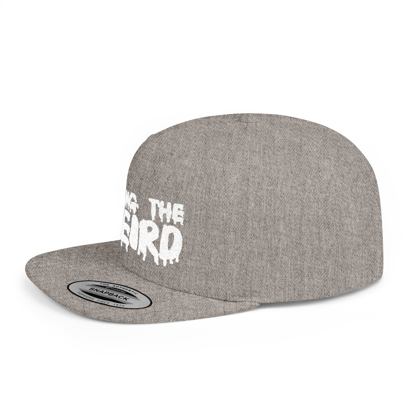 I BRING THE WEIRD Classic Flat Bill Trucker Cap - White