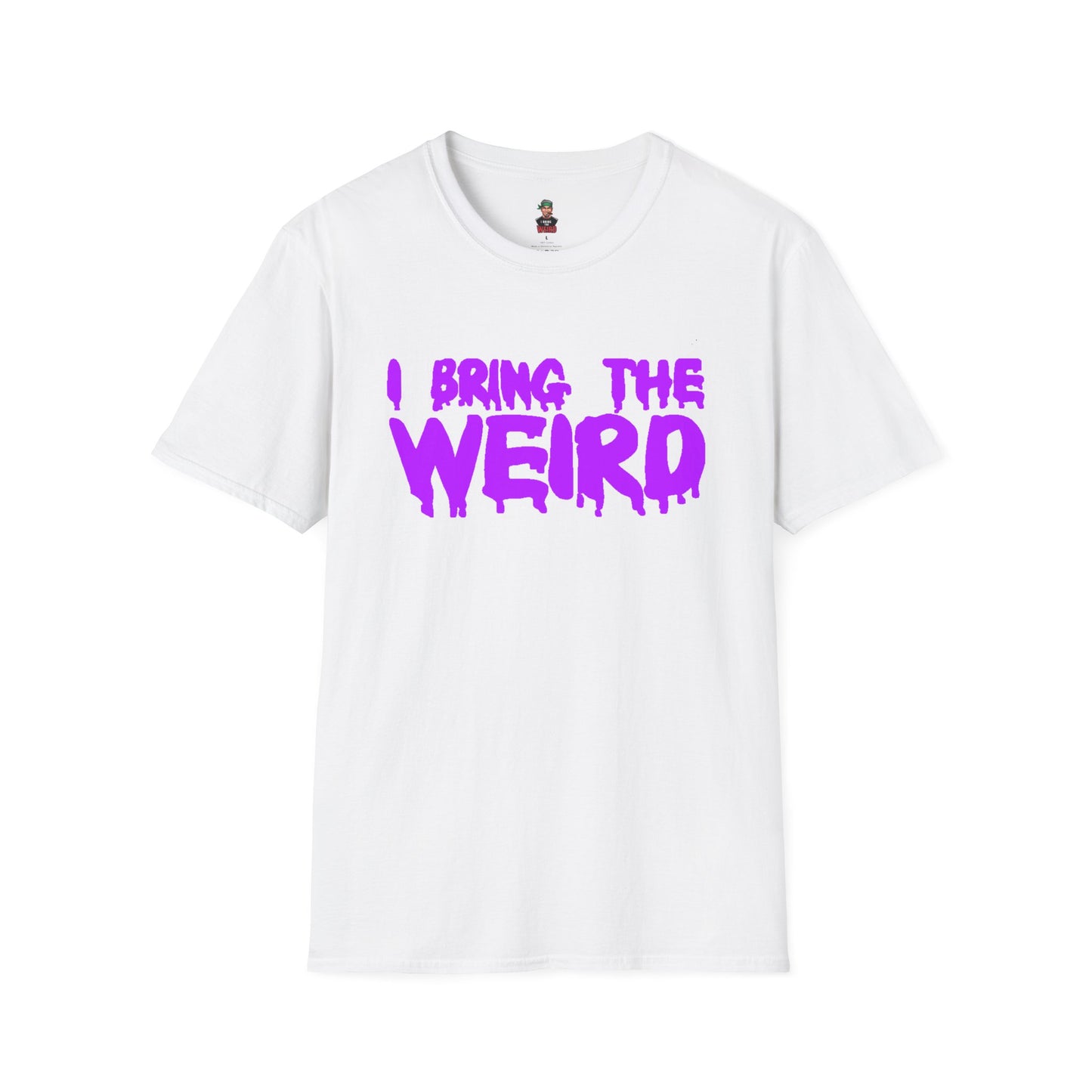 I BRING THE WEIRD T- Shirt - White/Purple