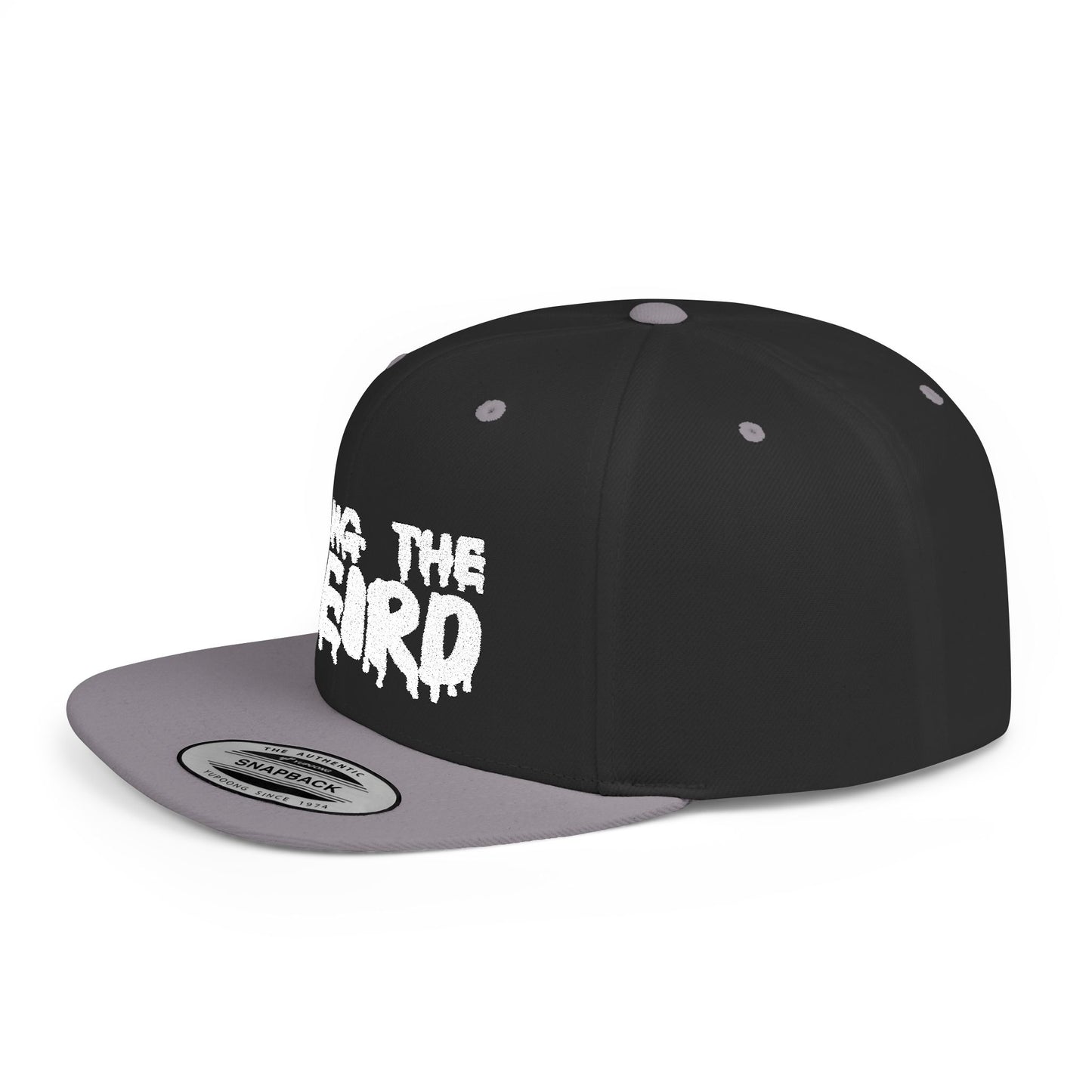 I BRING THE WEIRD Classic Flat Bill Trucker Cap - White