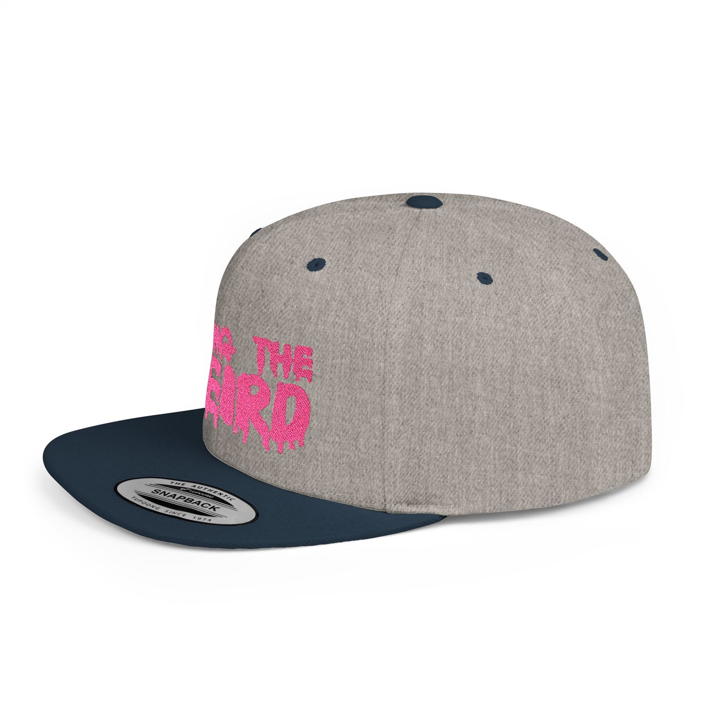 I BRING THE WEIRD Classic Flat Bill Trucker Cap - Pink