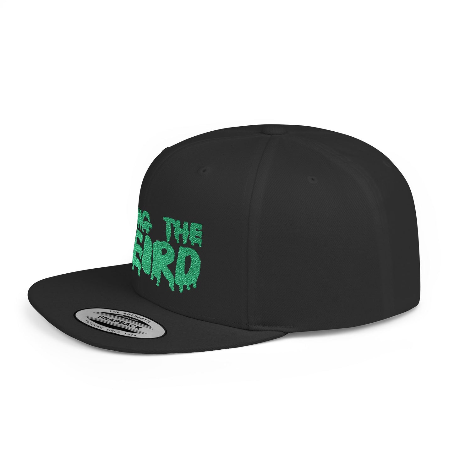 I BRING THE WEIRD Classic Flat Bill Trucker Cap - Green